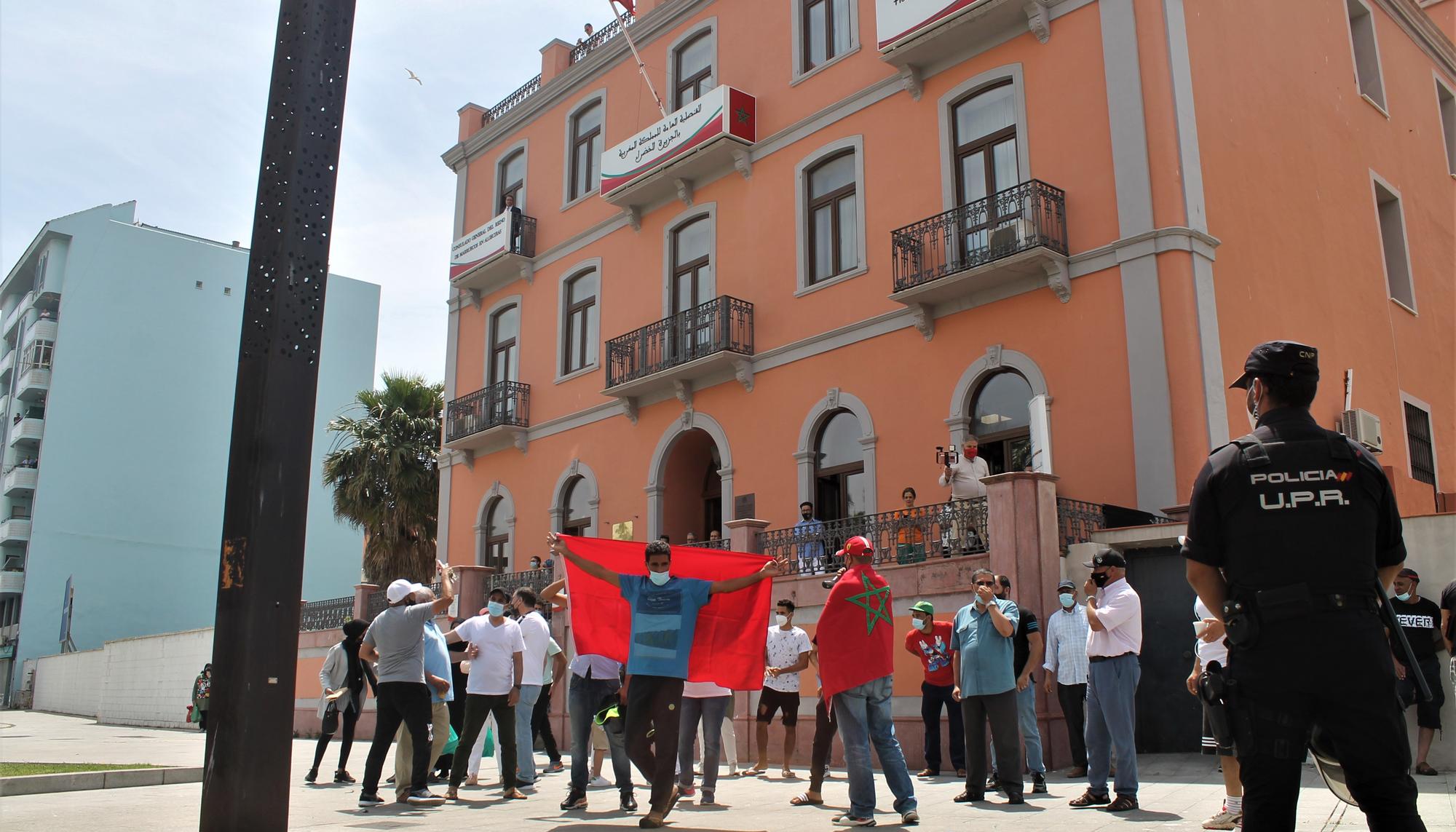 Protesta saharaui Algeciras 8