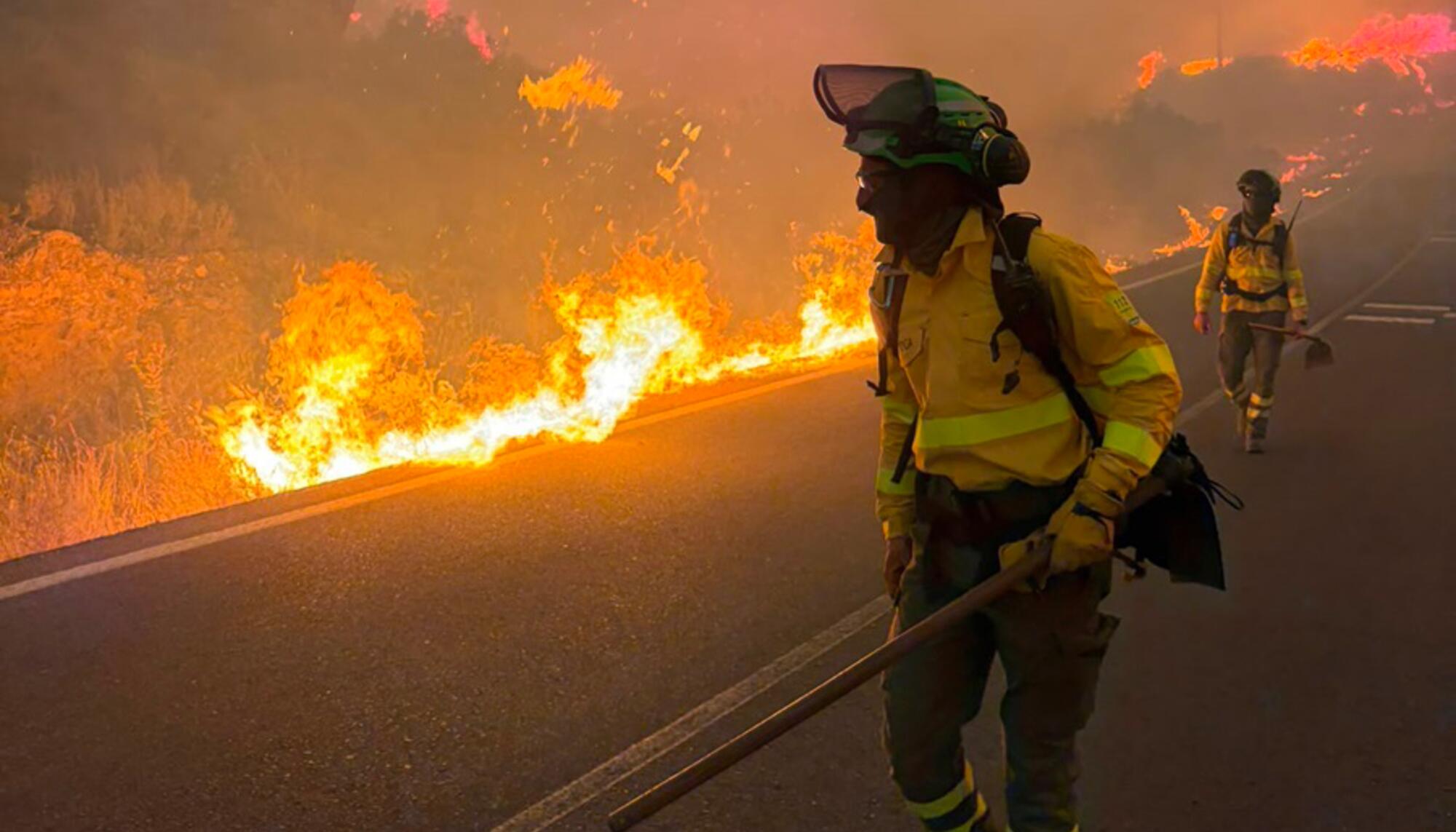 Emergencias de Andalucía incendio