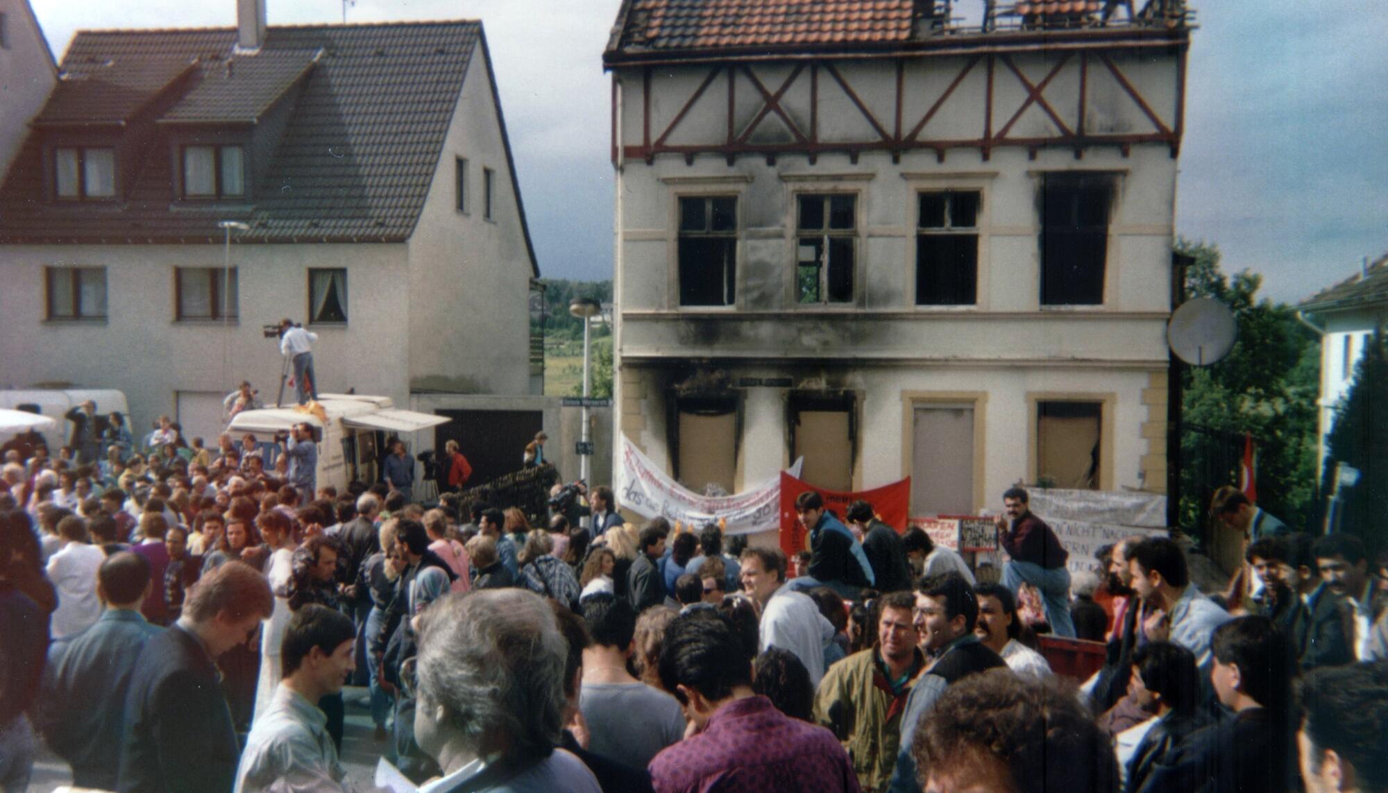 Casa atacada en Solingen