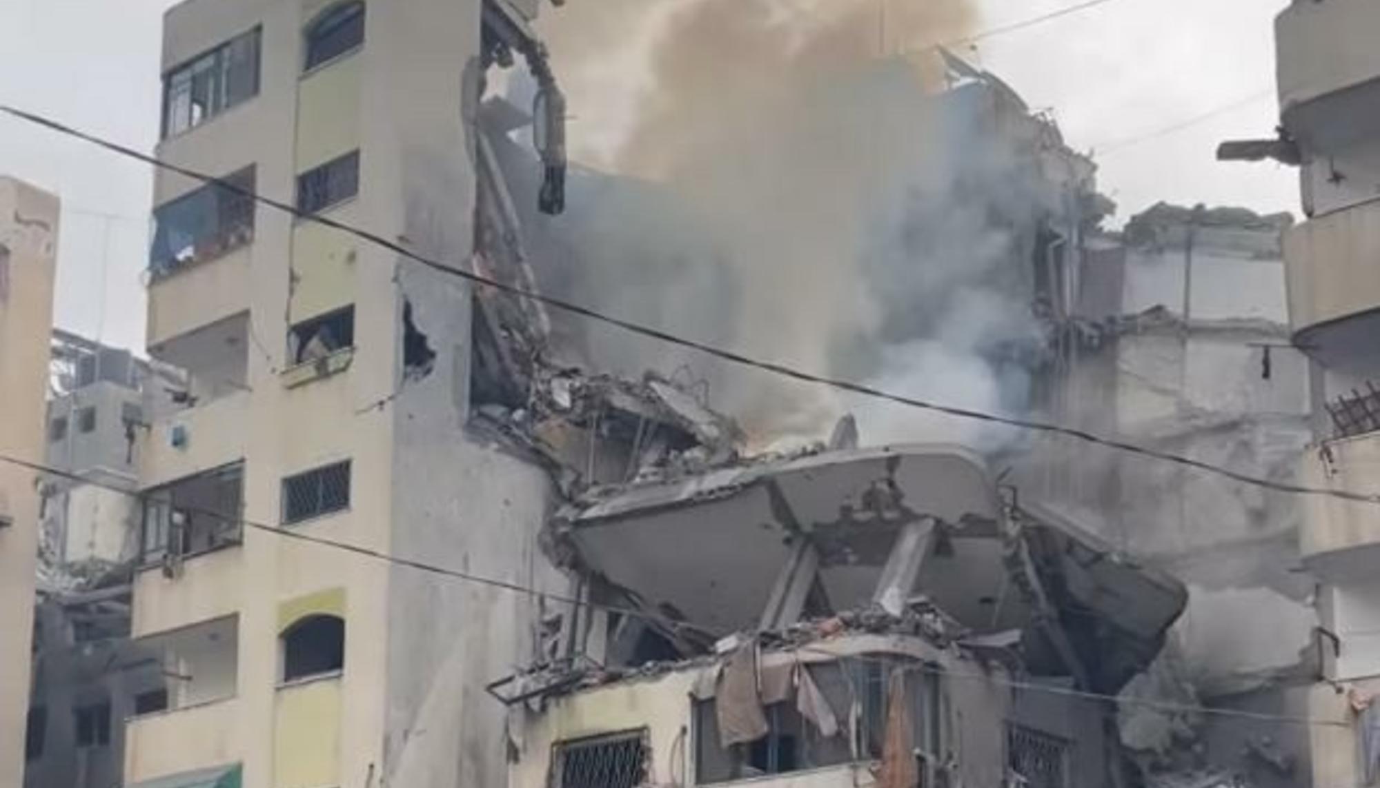 Edificio destruido Gaza