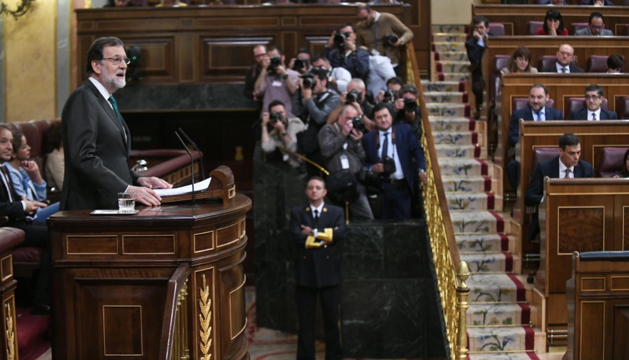 Mariano Rajoy Moción de censura Congreso intervención