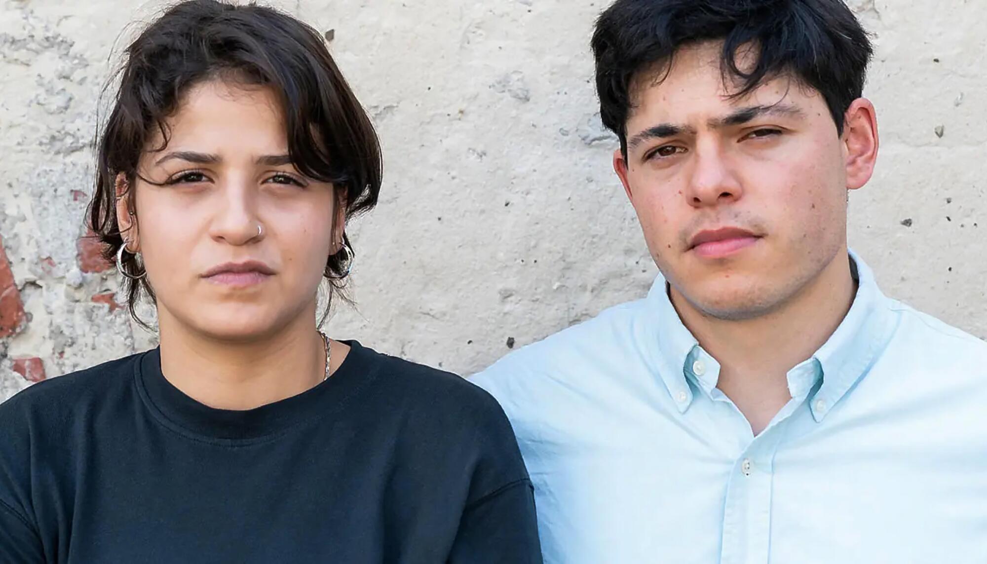 Sean Binder y Sarah Mardini