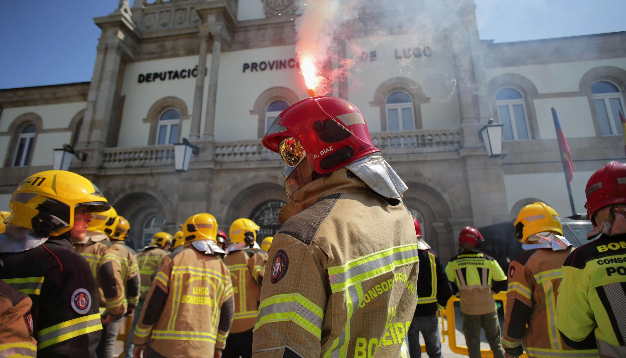 huelga bomberos galicia