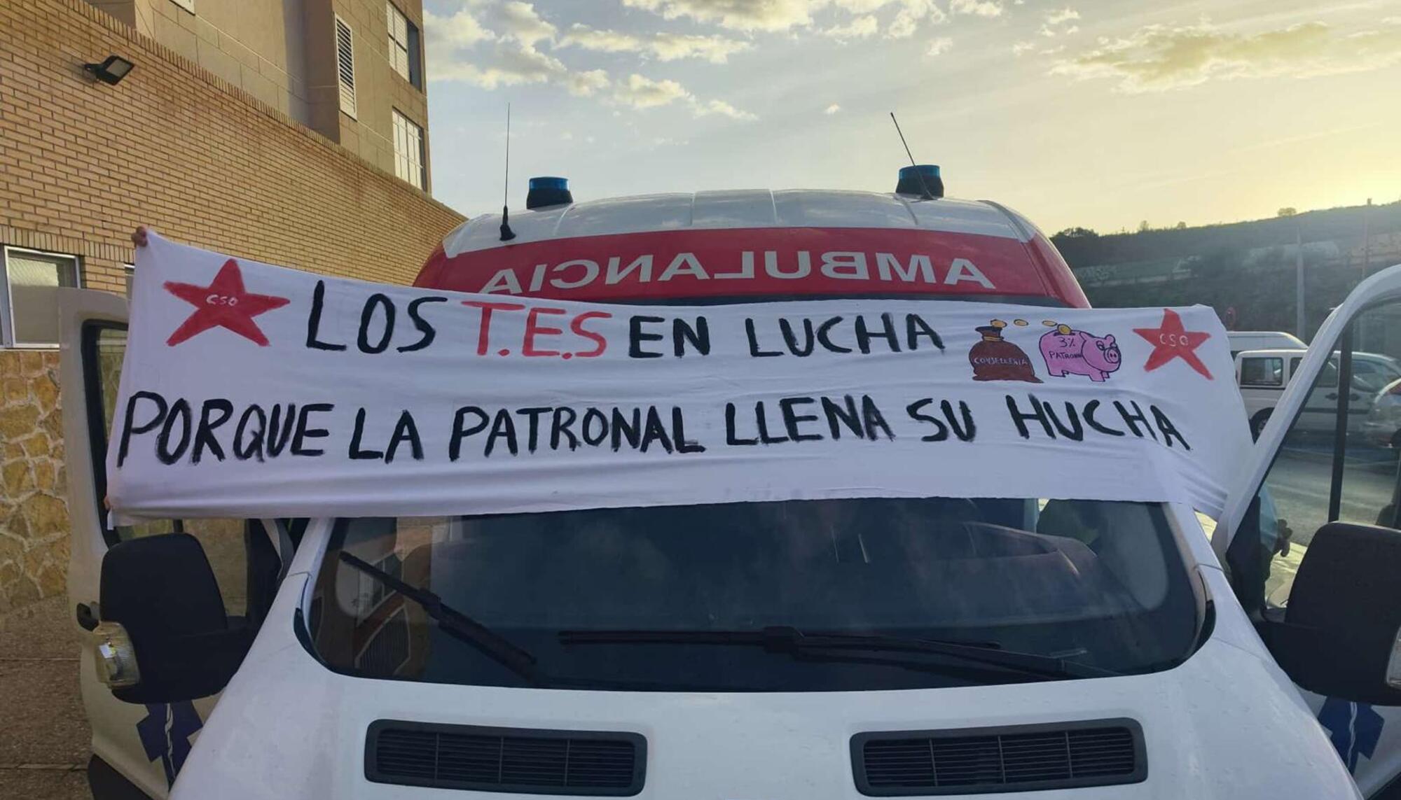 Huelga ambulancias Pais valencia