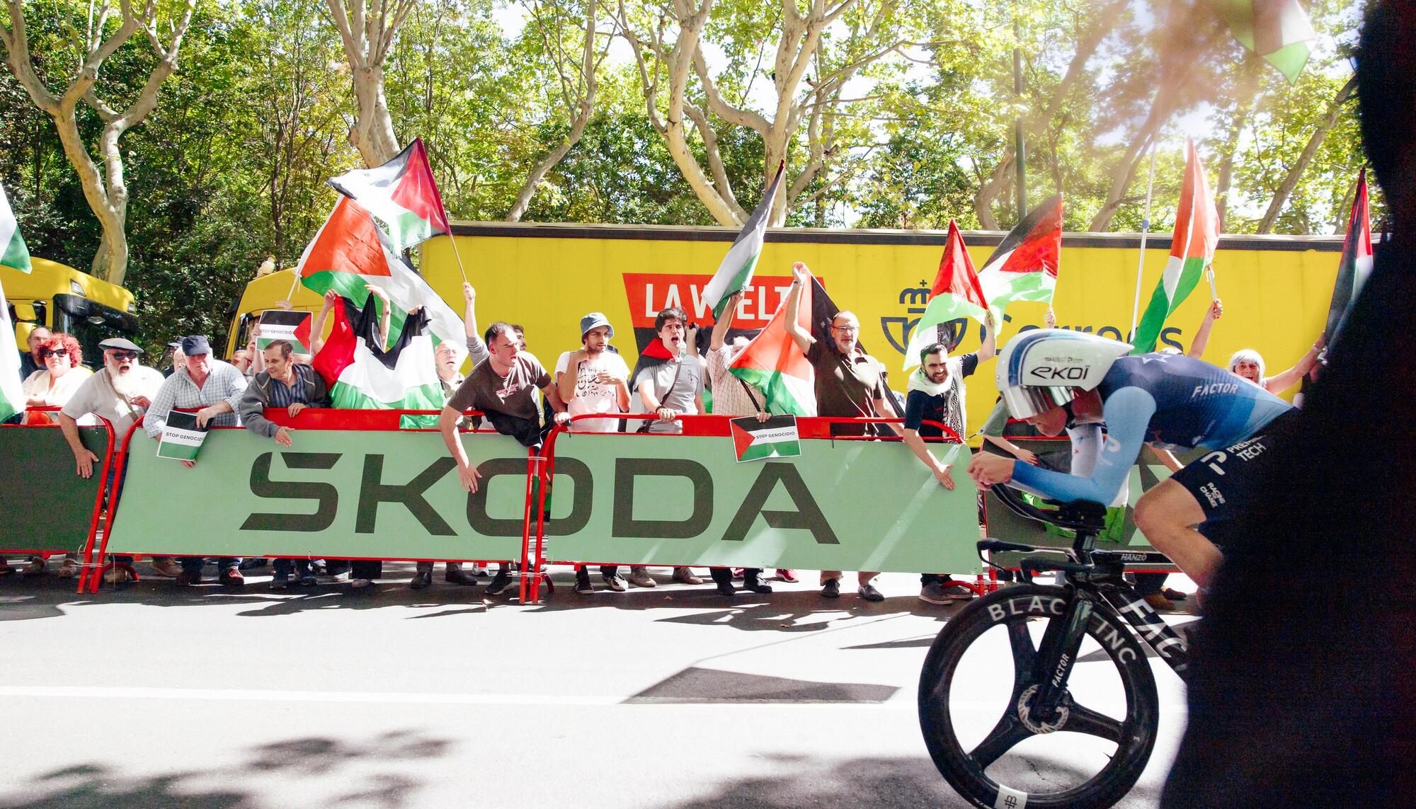 Vuelta Valladolid Protestas 1