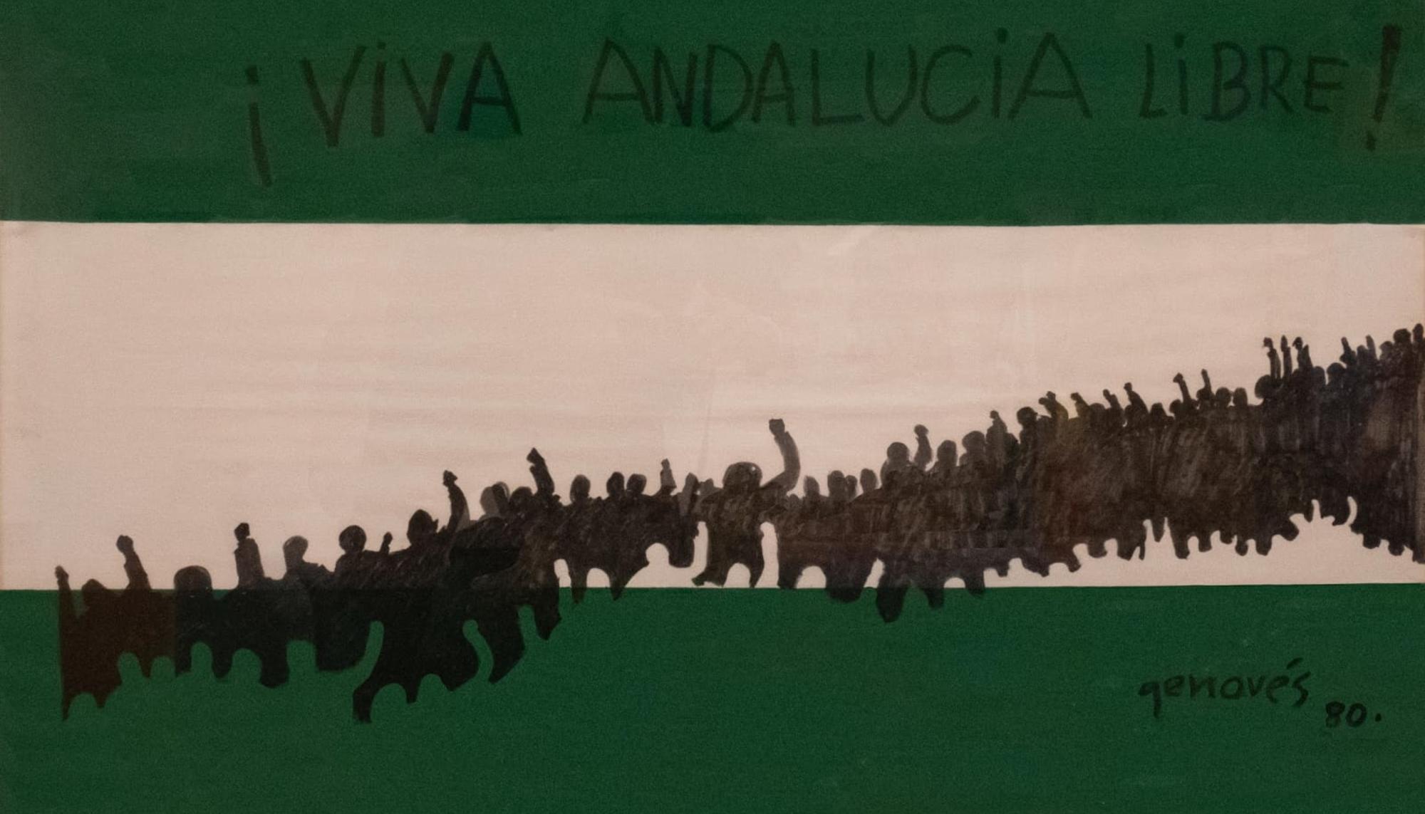 Bandera Andaluza, de Juan Genovés