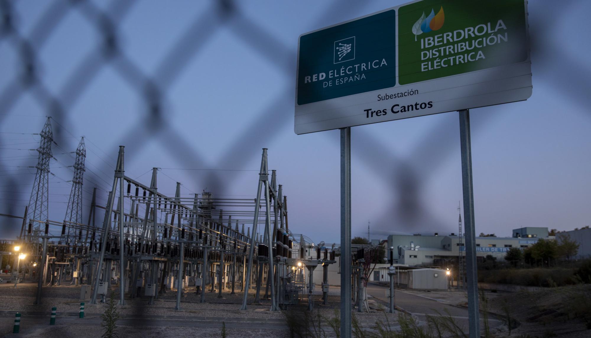 Subestación eléctrica en Tres Cantos Madrid