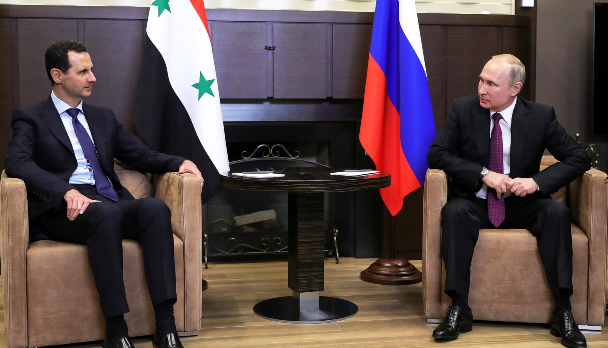 Bashar Al Assad Vladimir Putin