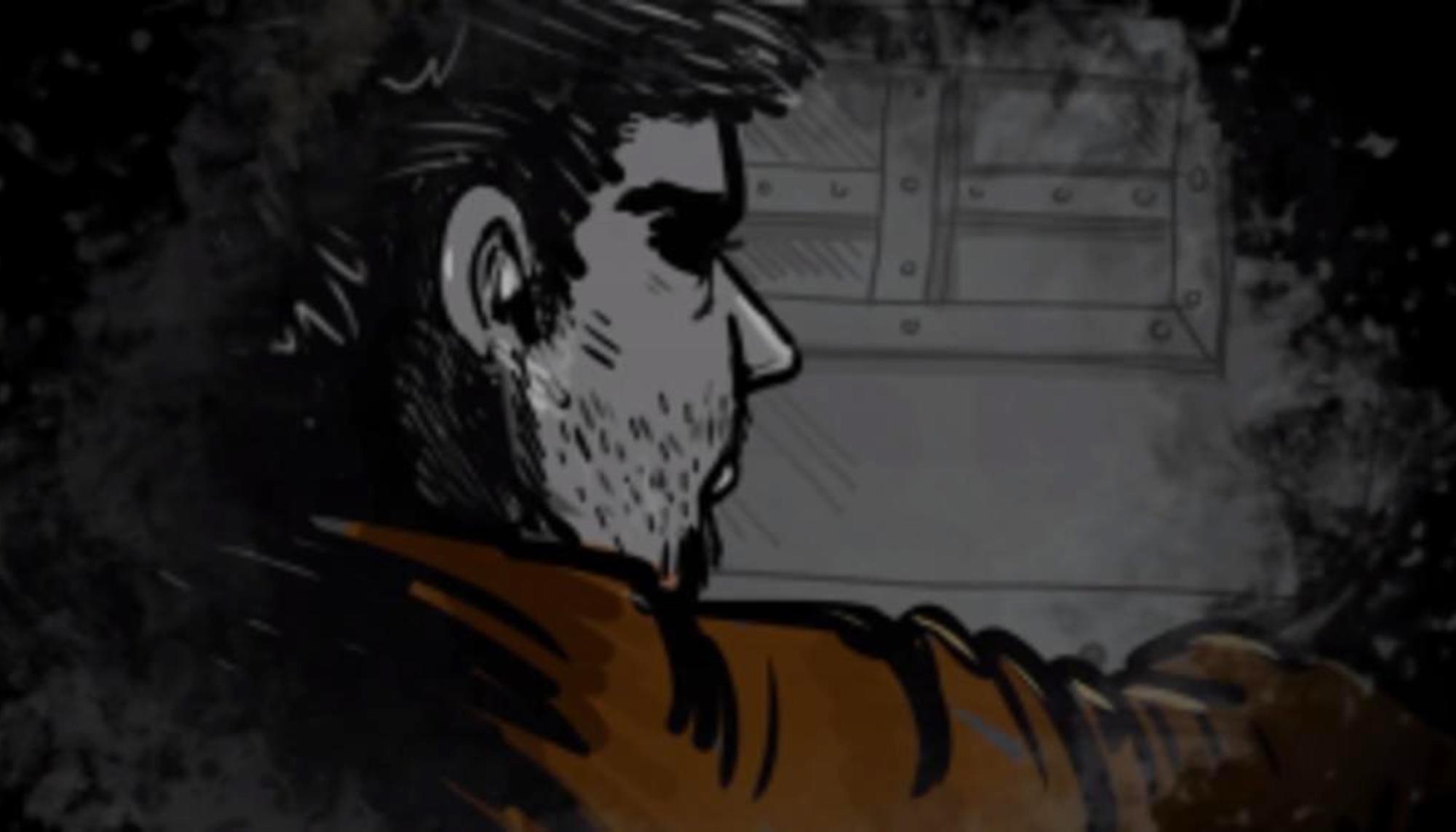 Imagen de una campaña contra las torturas a personas prisioneras