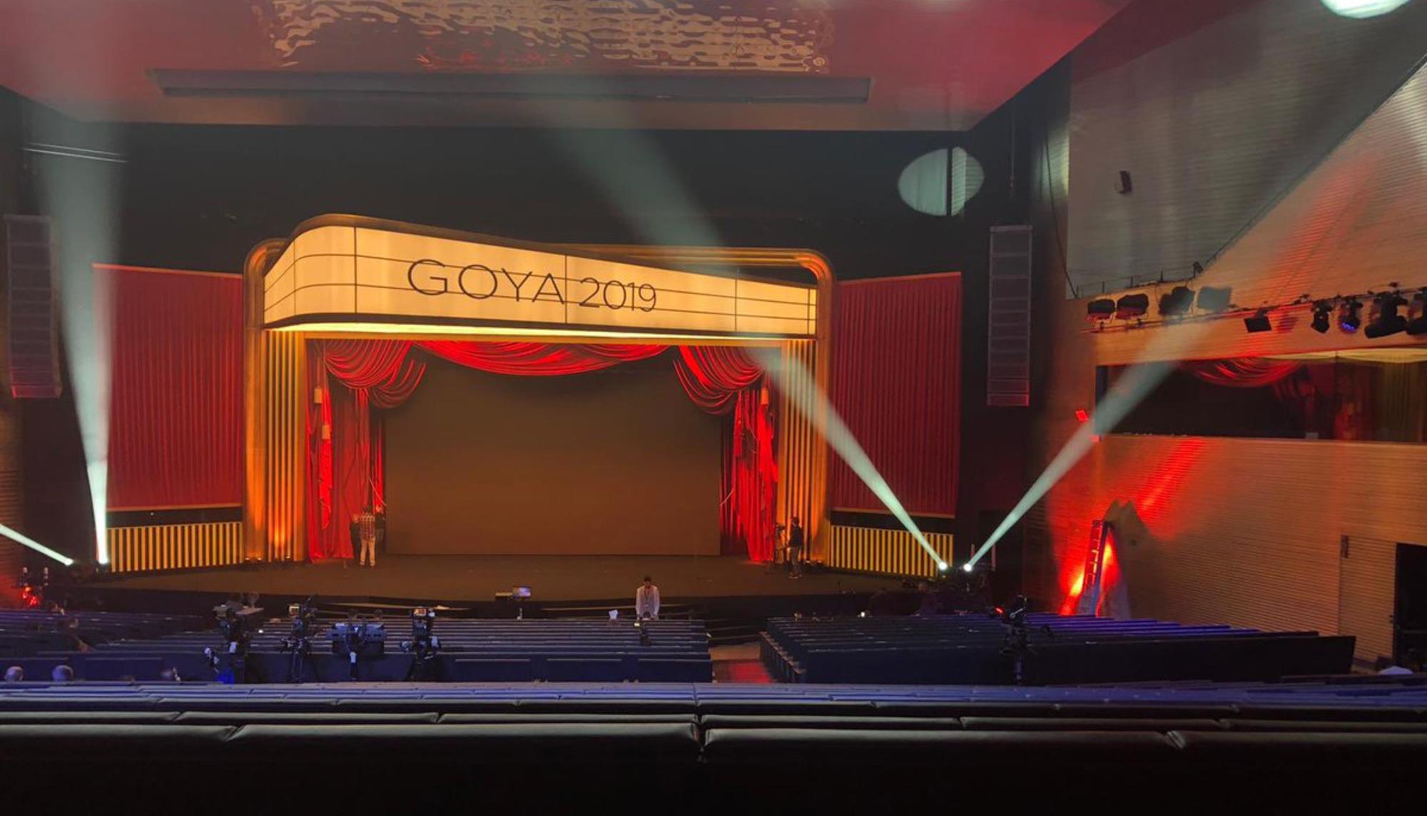 Escenario de los Goya 2019