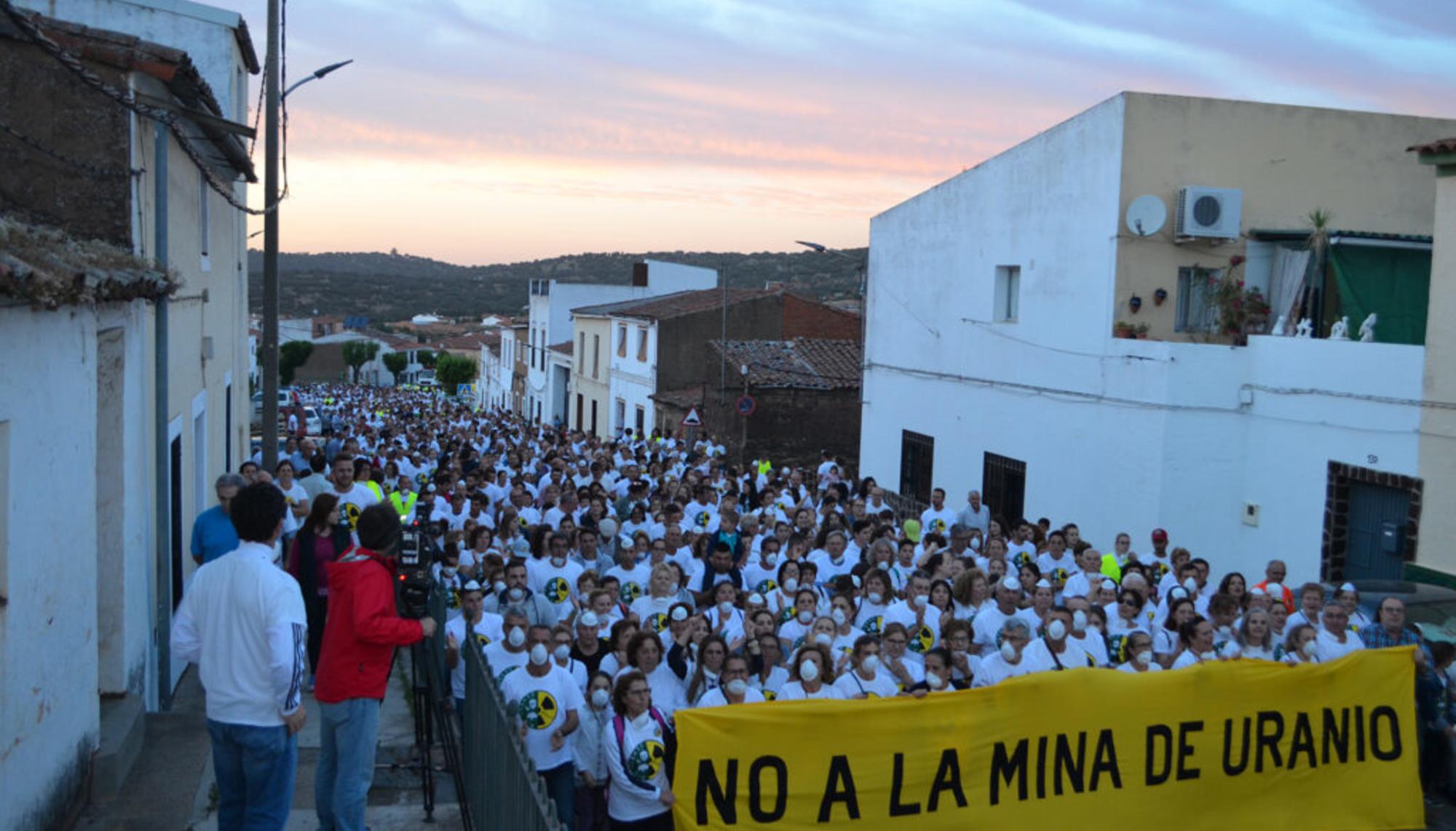 Manifestación Dehesa sin Uranio Badajoz