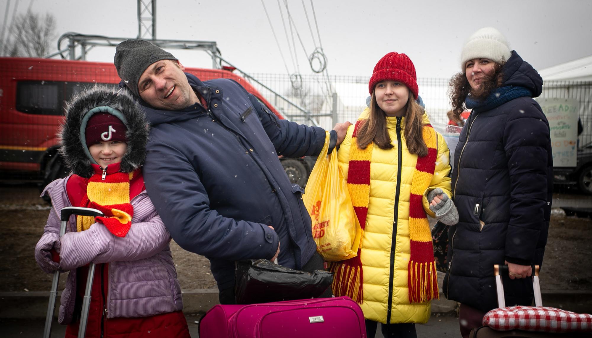 Refugiados Ucranianos frontera Rumania - 3