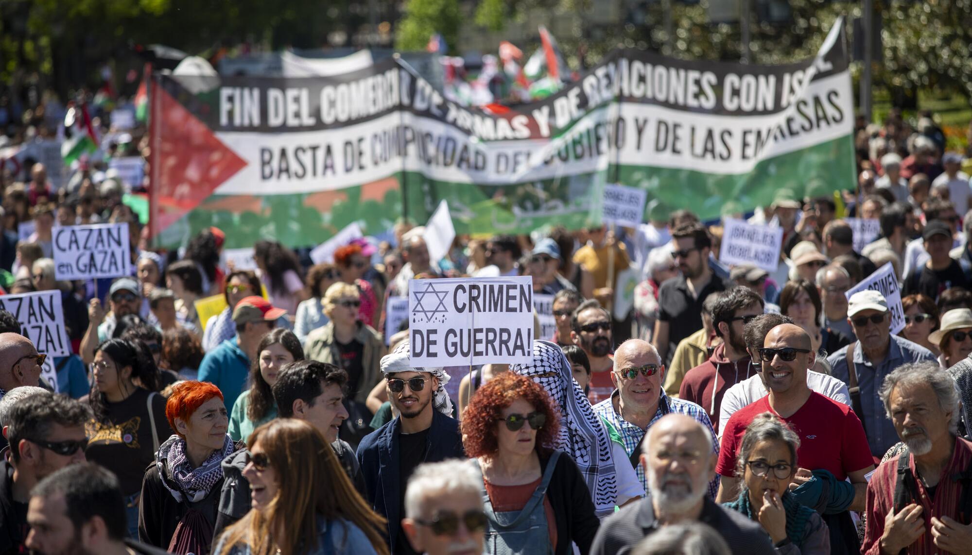 Manifestación Palestina Madrid 21 abril - 9