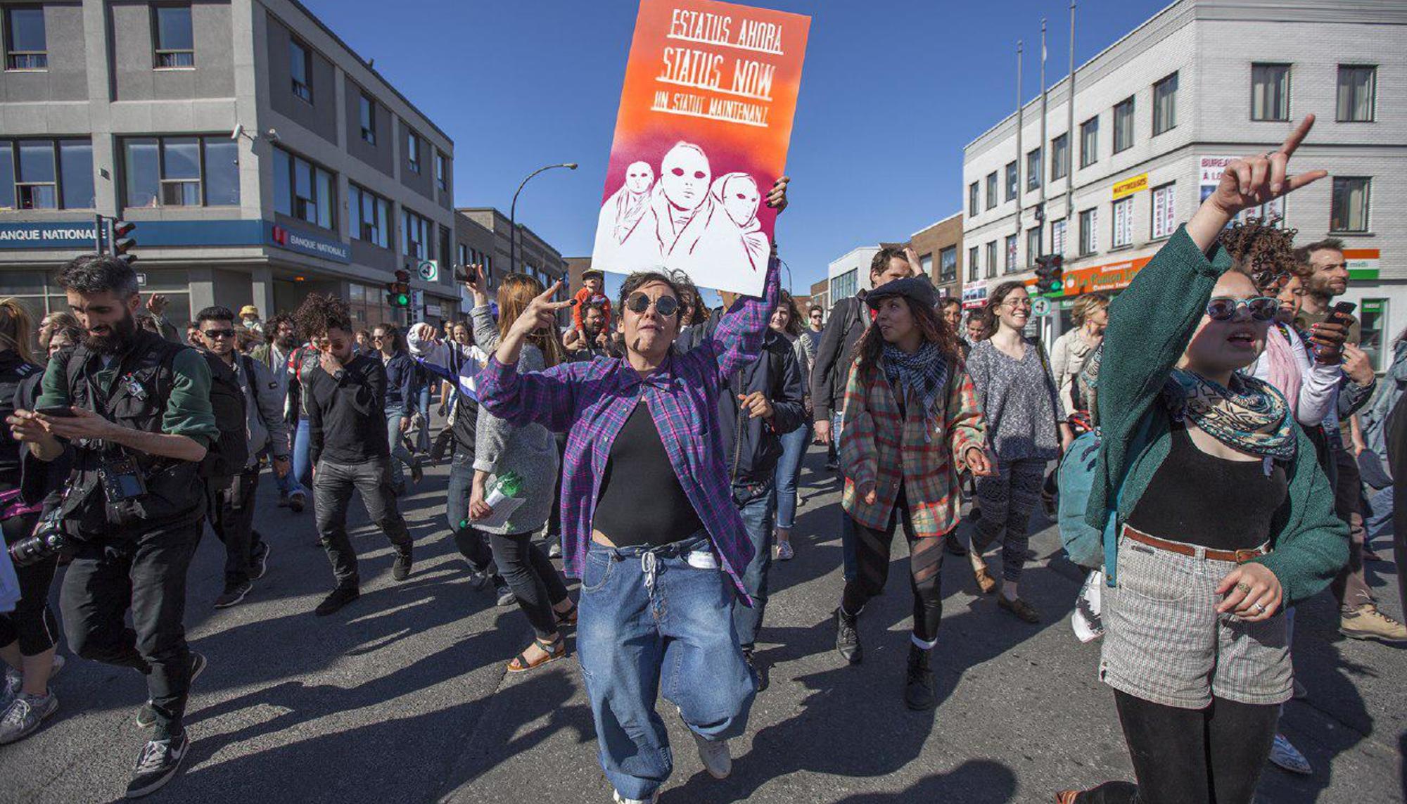 Canadá, marcha por la regularización - 3