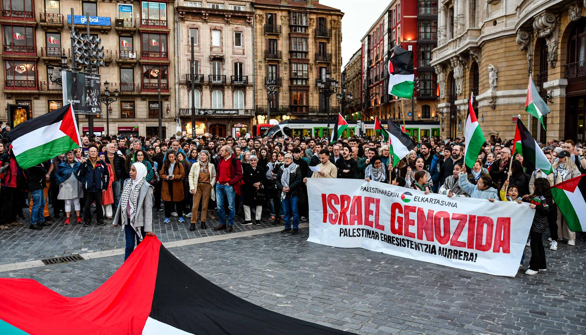 Movilización de Palestinarekin Elkartasuna en Bilbao - 4