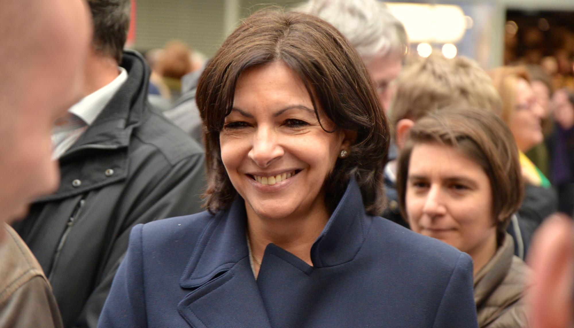 Anne Hidalgo, alcaldesa de París, reelegida este 28 de junio.