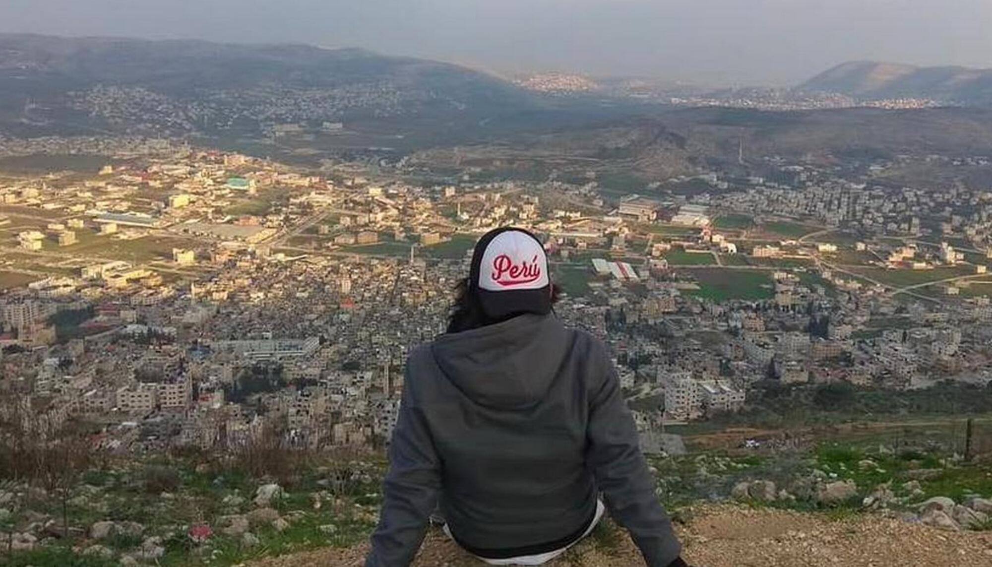 Juan Carlos en Nablus, Palestina