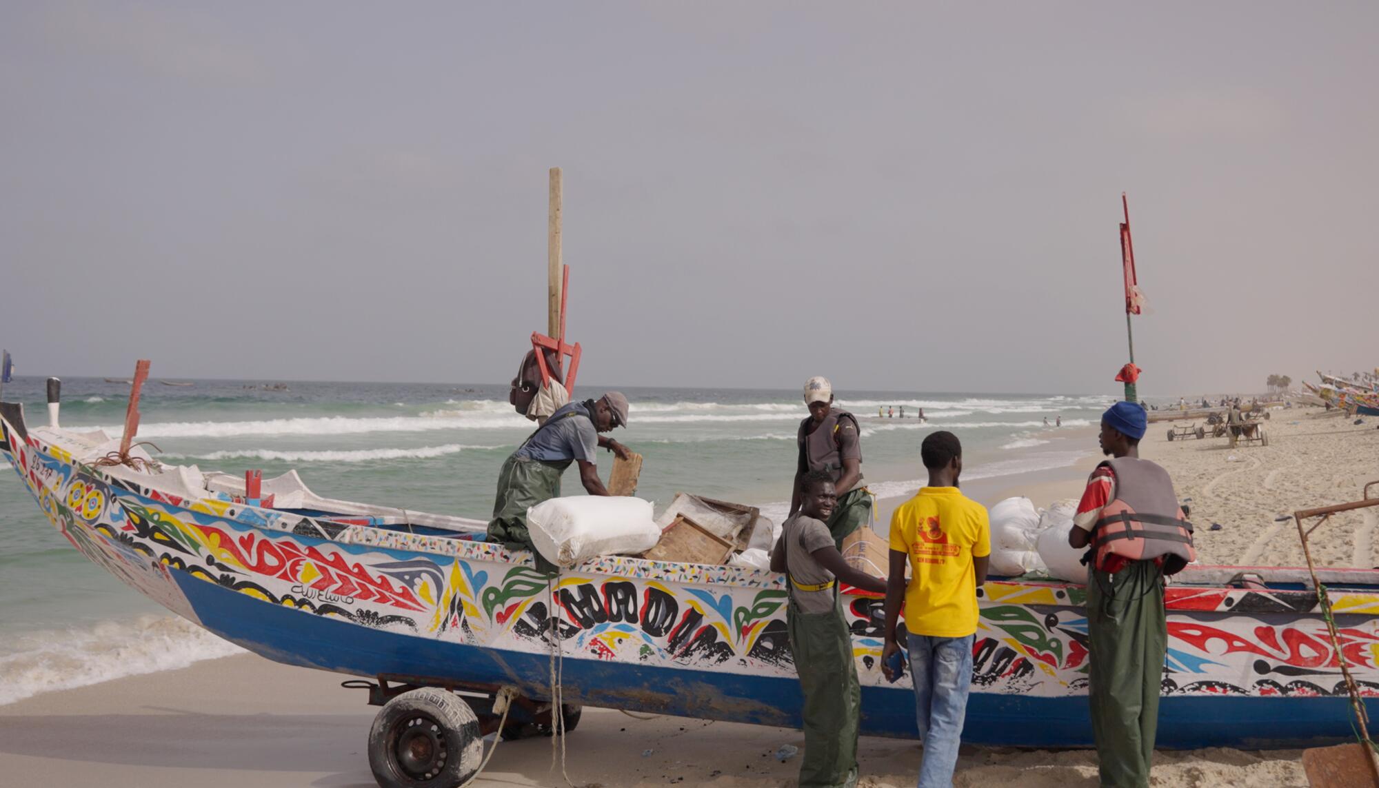 Pesca en Nouakchott Mauritania