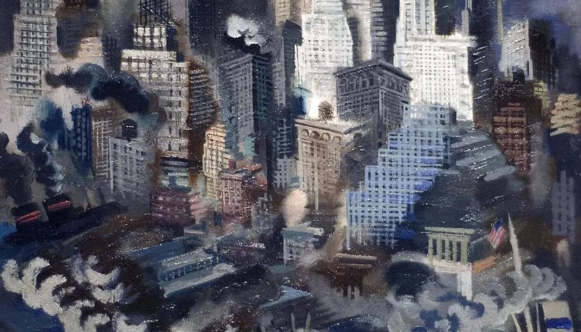 George Grosz | Lower Manhattan [1934]