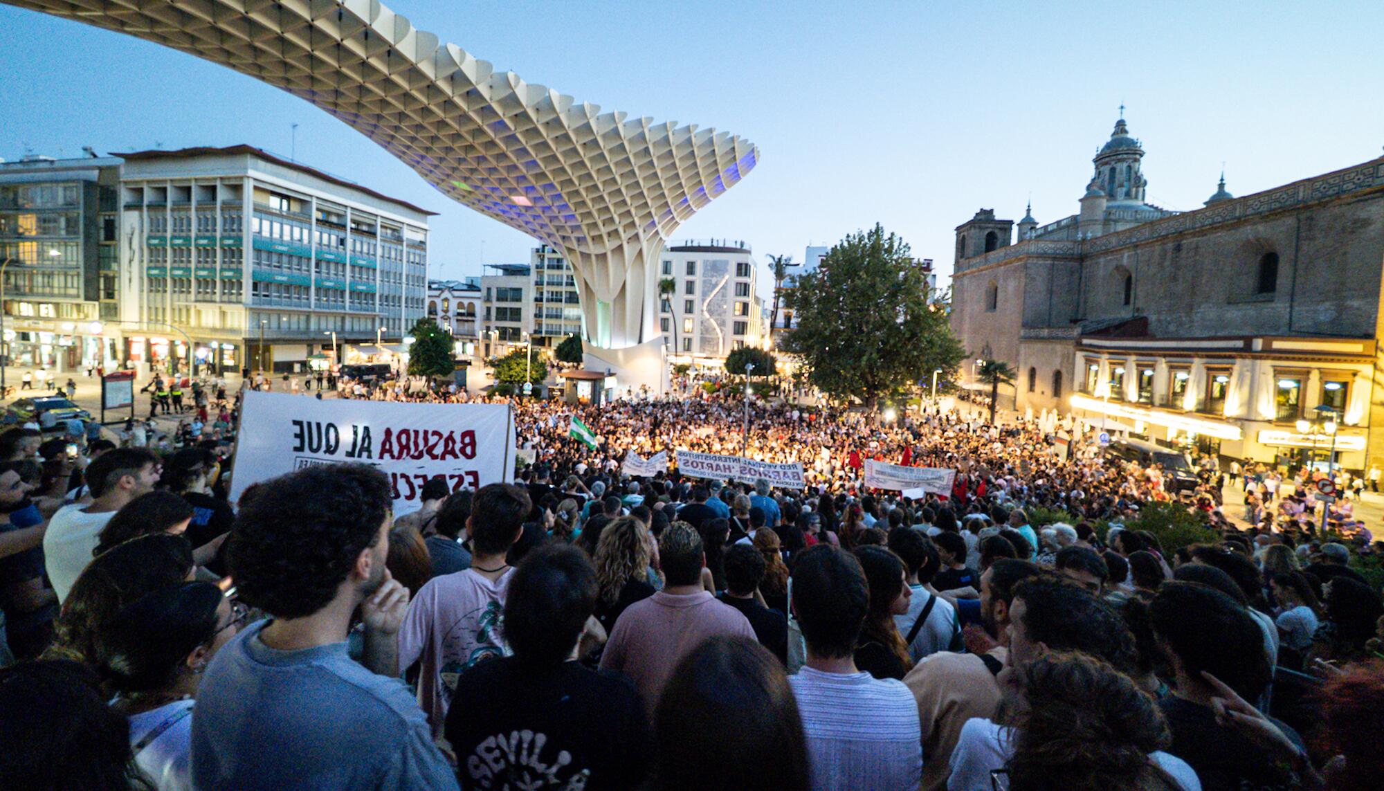 Manifestación Andalucía vivienda 28 sept