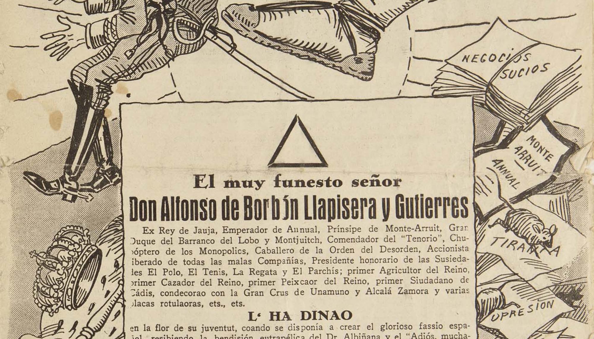 La Traca: semanari bilingüe festiu y lliterari  Valencia 21 de abril de 1931