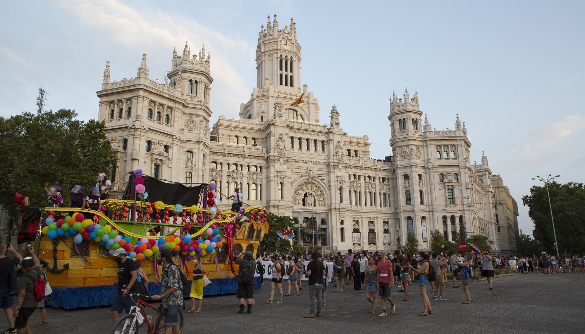 Zapatistas en Madrid, manifestación 13 de agosto 2021 - 7