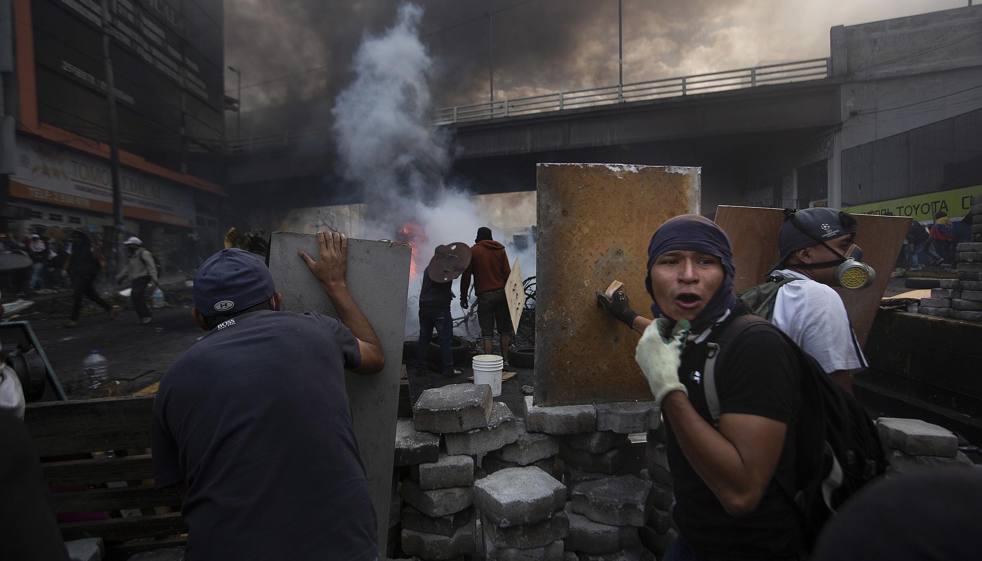 Disturbios en Quito 12 octubre 2019