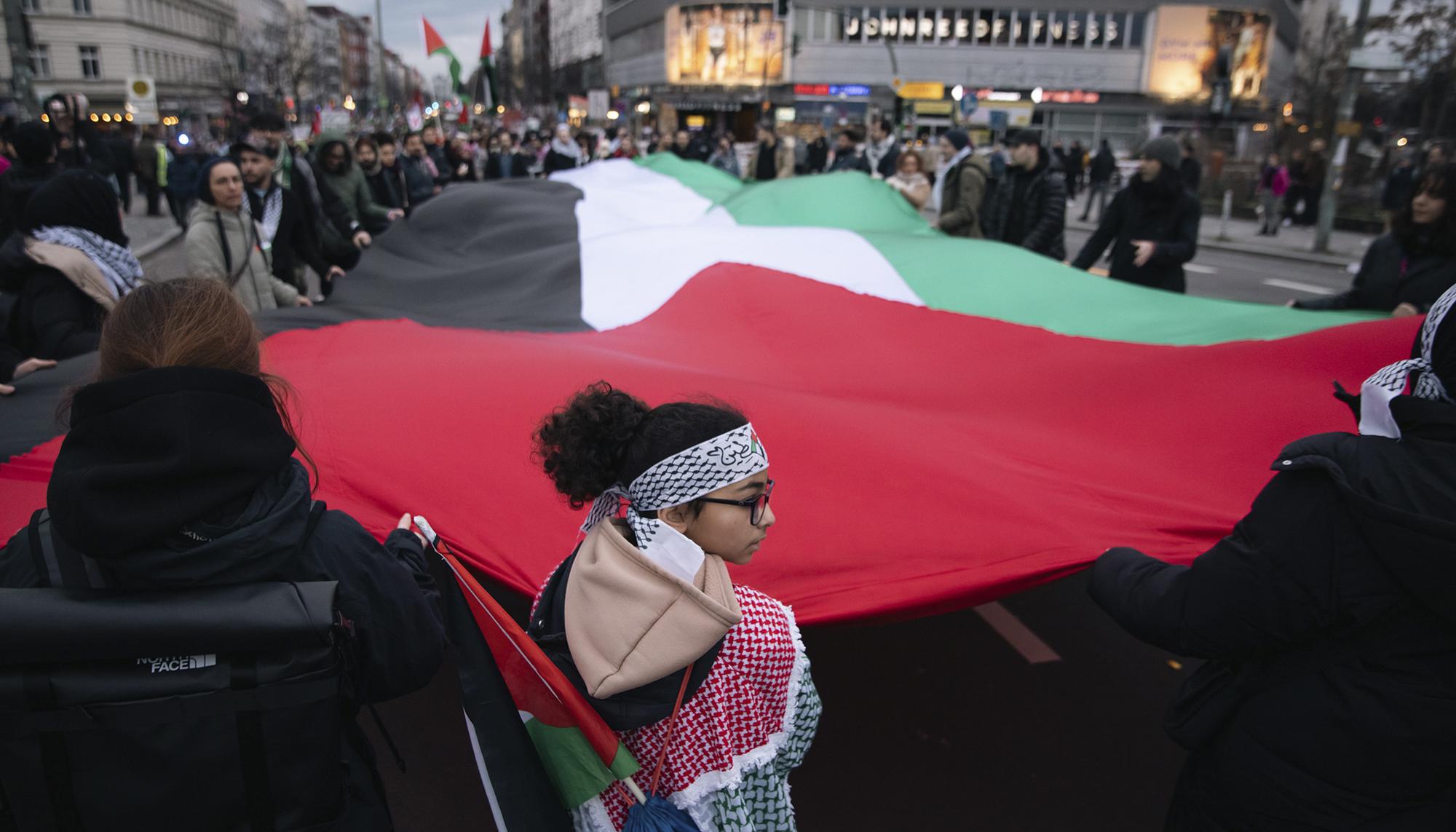 Palestina manifestación fin de año Berlín