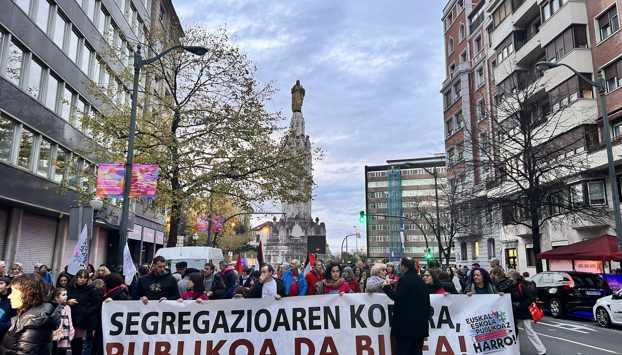 Euskal Eskola Publikoaz Harro Manifa segregación