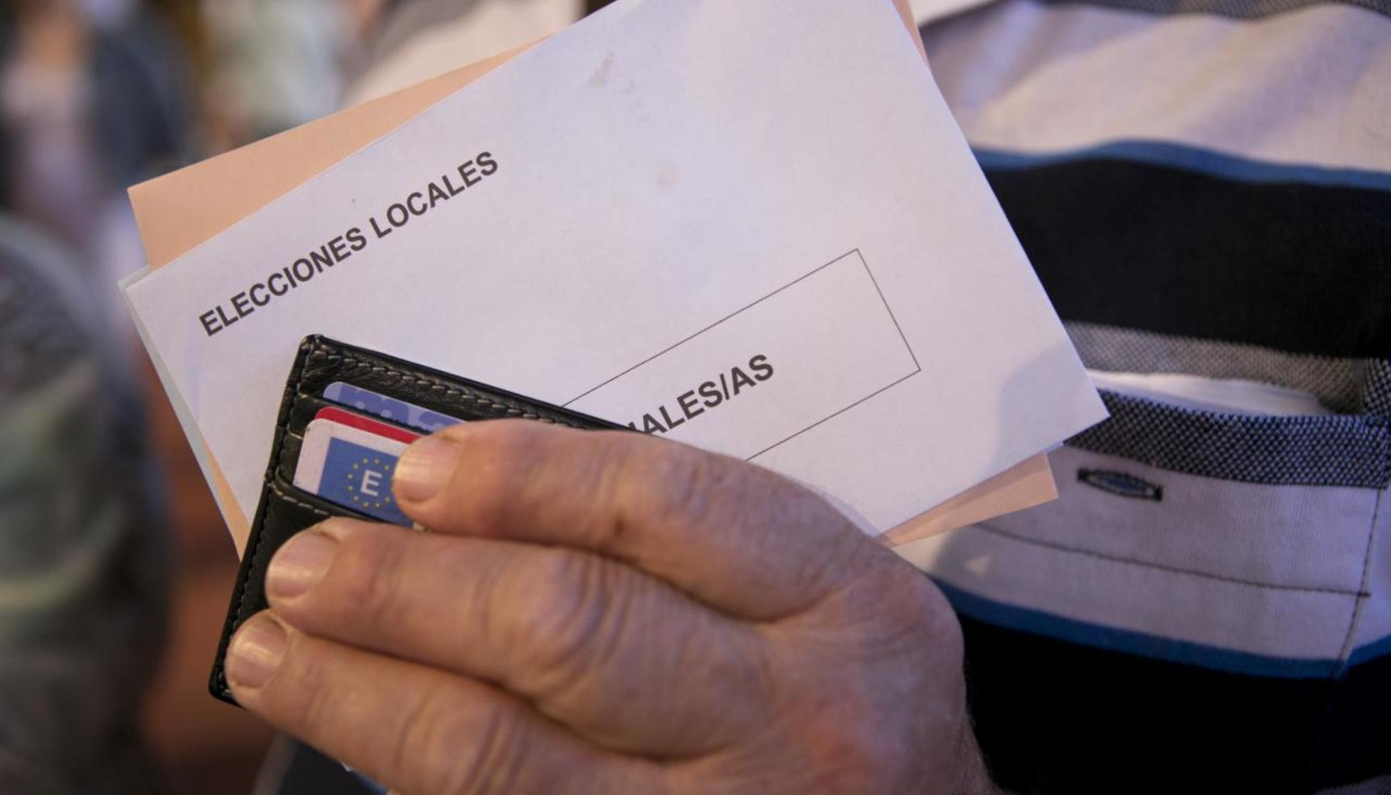 votante papeletas