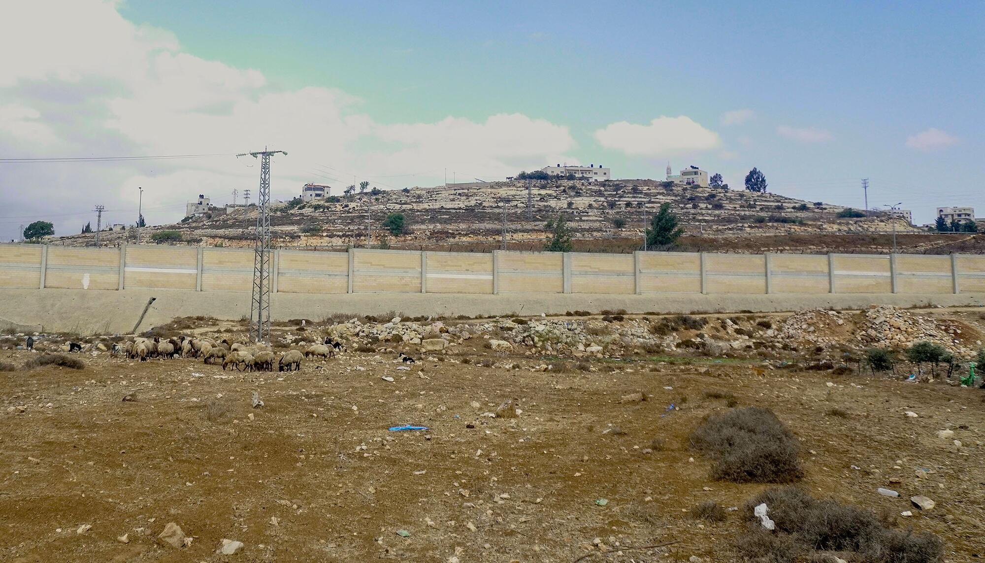 Cisjordania Bir Nabala muro - 2