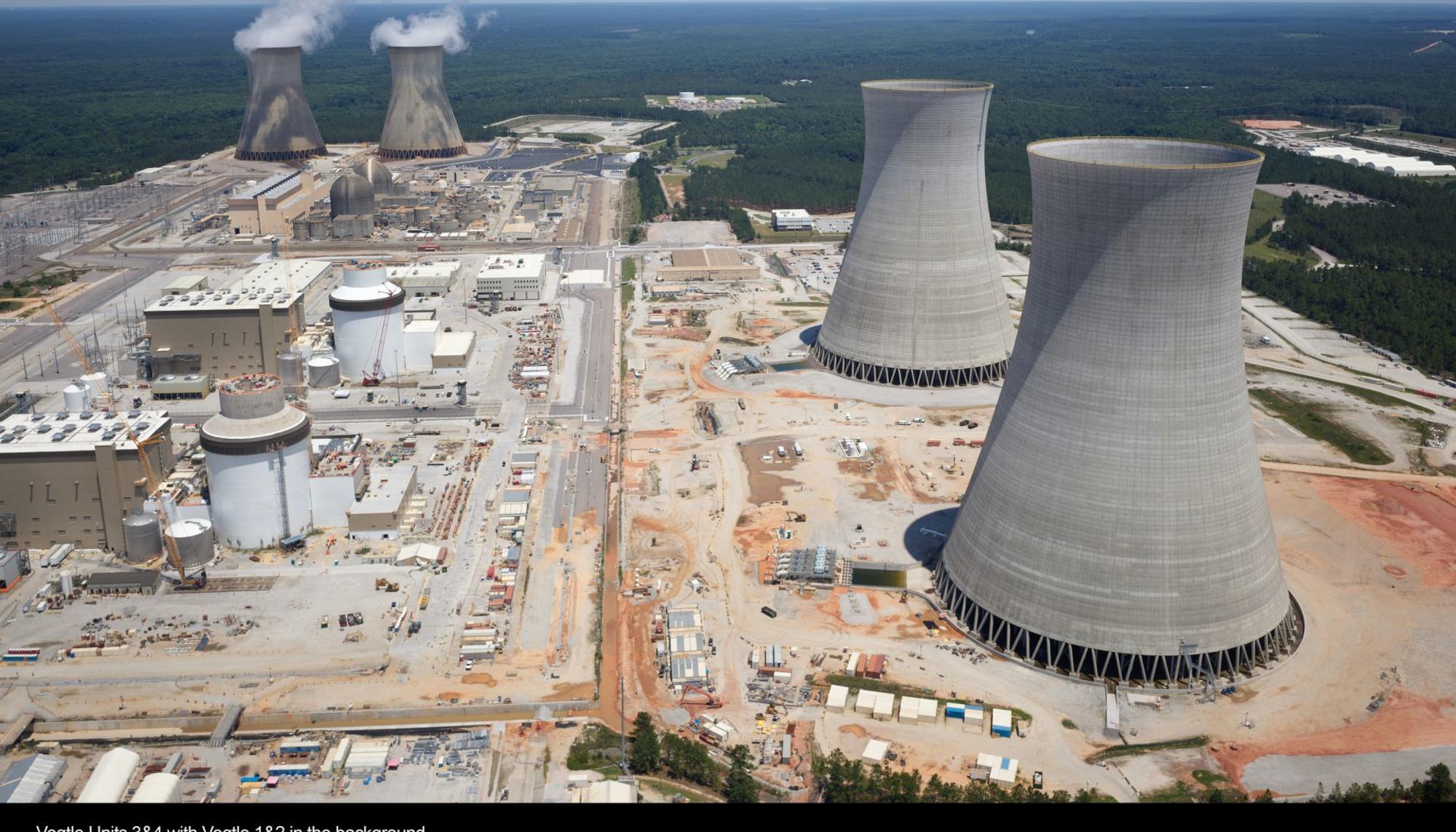 Central nuclear Vogtle, en EEUU. Fuente: Eric Wesoff