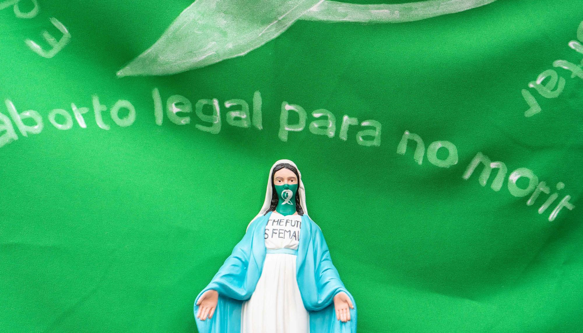 Mani Madrid Apoyo Aborto en Argentina 1