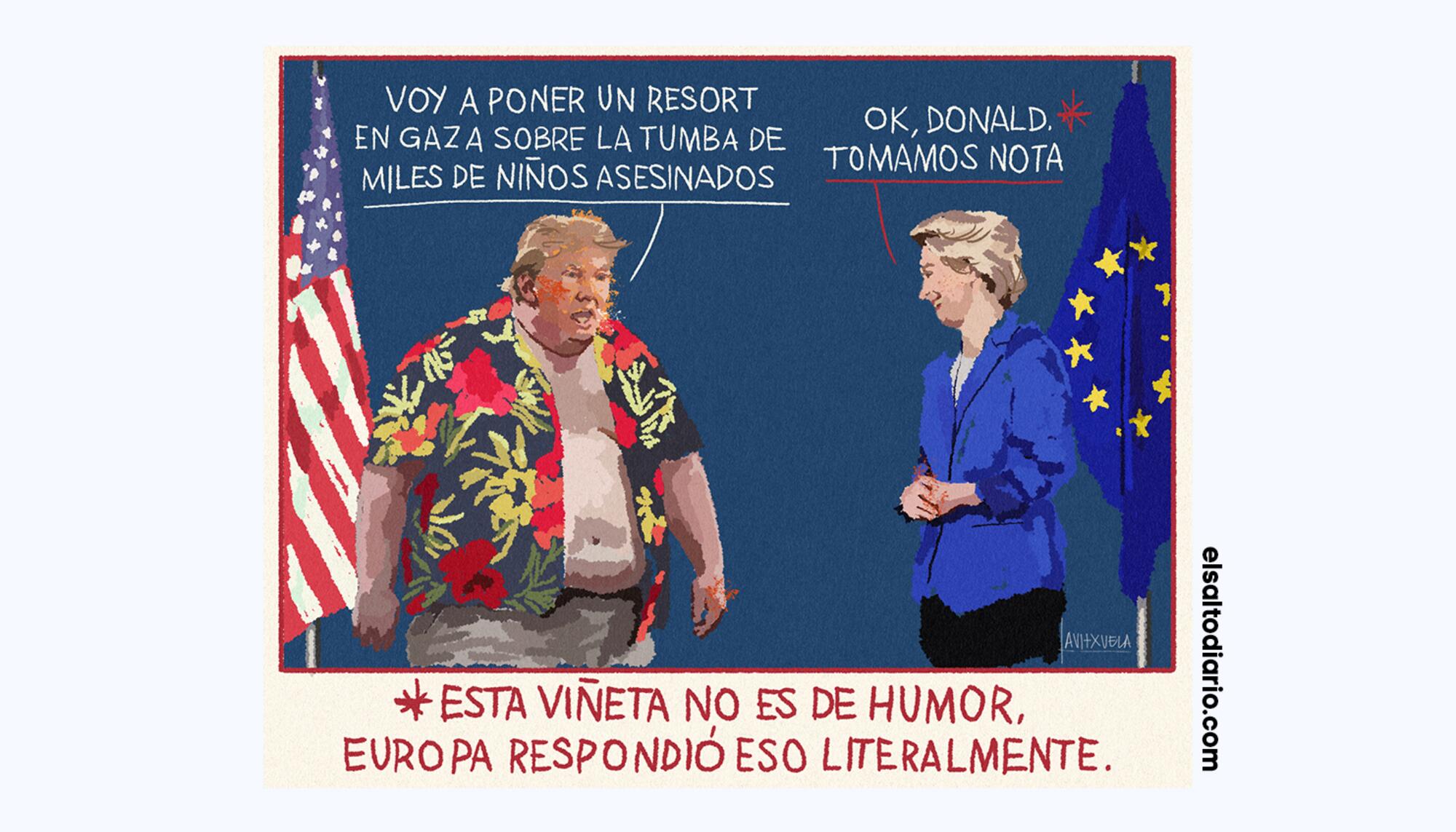 El resort genocida de Trump