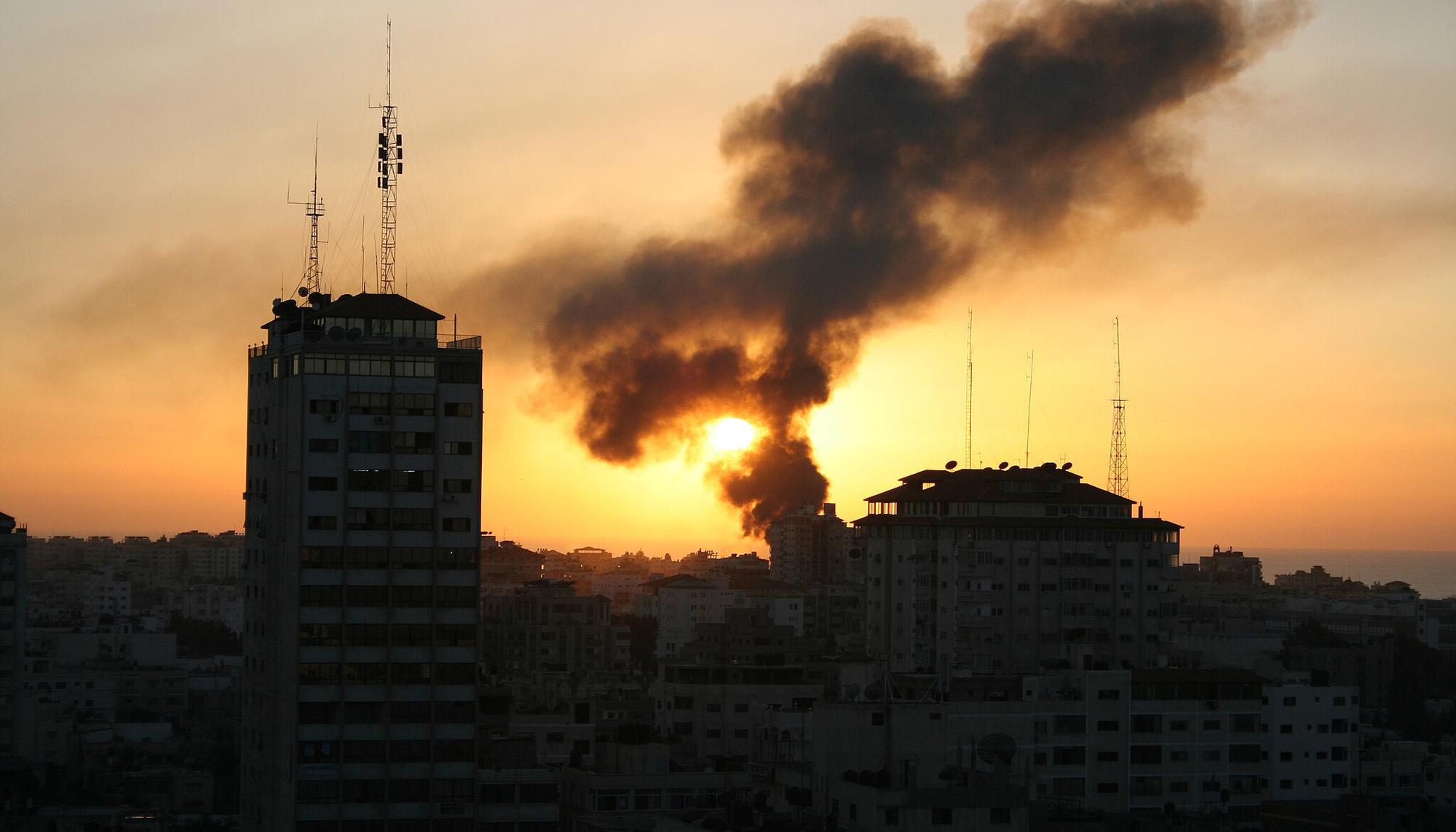 gaza burns