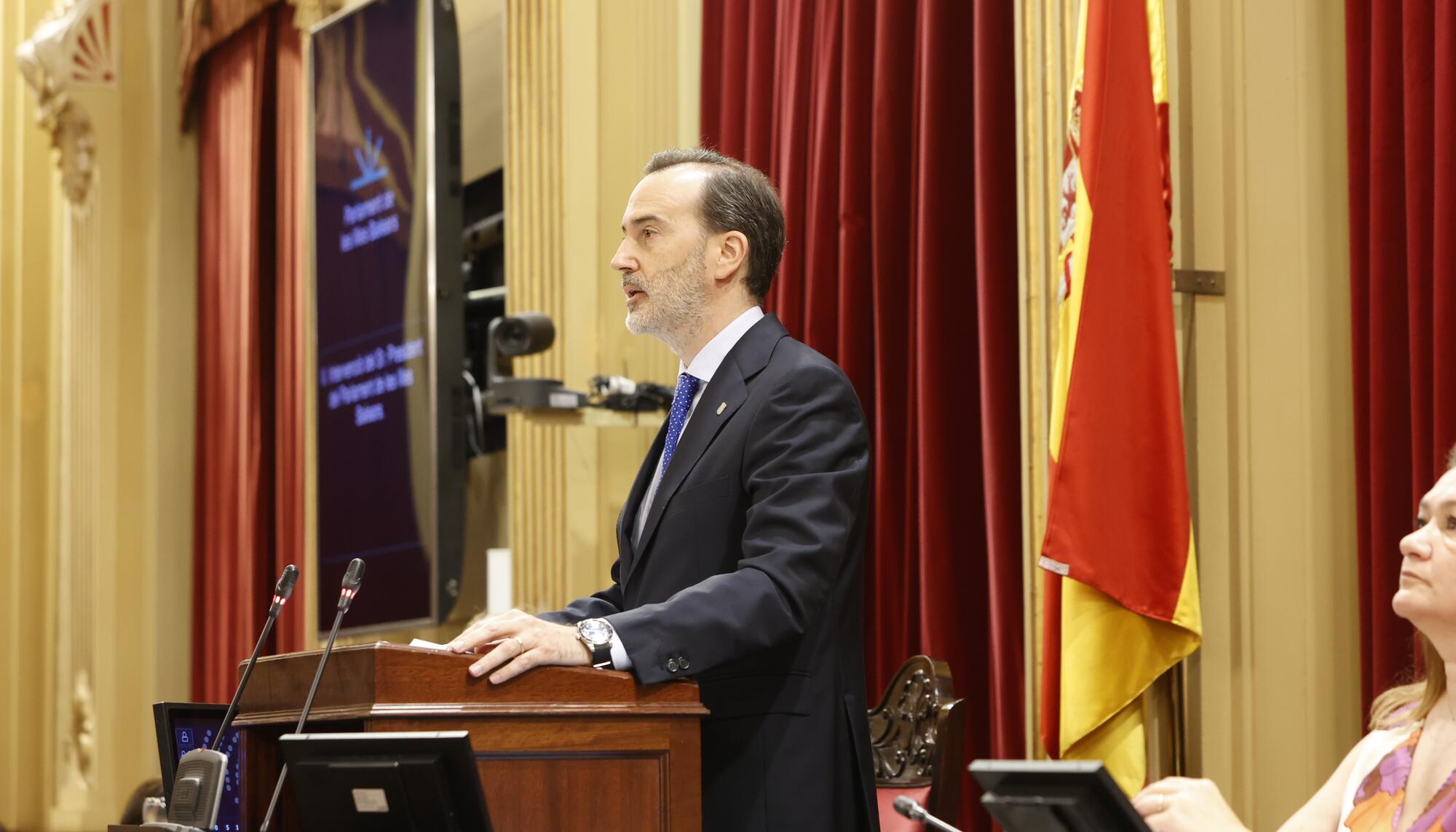 Gabriel Le Senne, diputado de Vox y presidente del Parlament Balear
