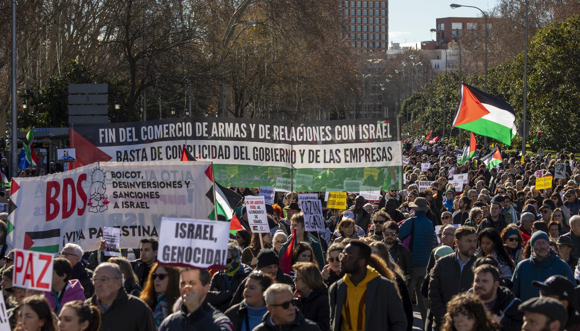 Más de 50.000 personas en Madrid contra el genocidio en Gaza y en apoyo al pueblo palestino - 15