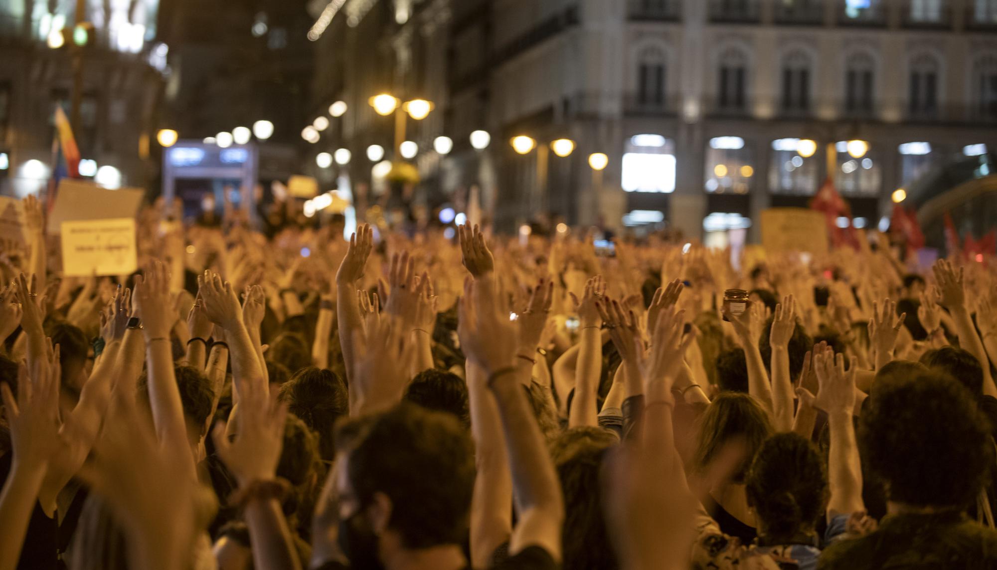 Concentración feminista en Madrid en protesta por los  asesinatos machistas - 14