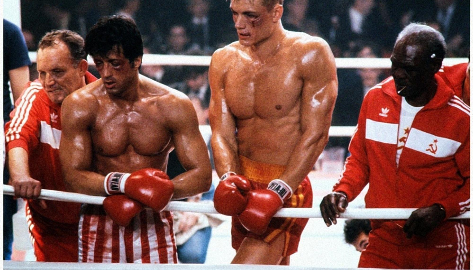 Un puñetazo del actor que representaba a Drago, el boxeador de la URSS, llevó a Sylvester Stallone cerca de la muerte durante el rodaje de 'Rocky IV'. 