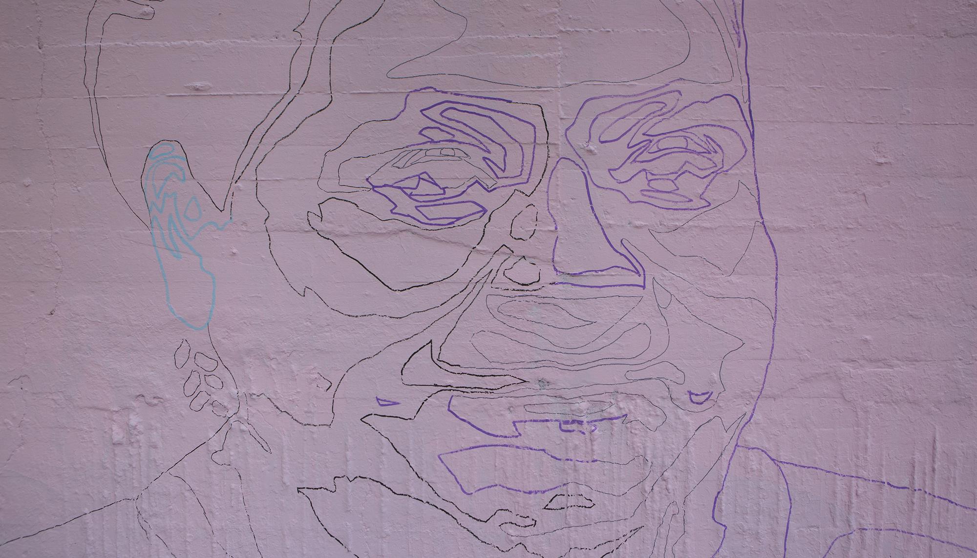 Reconstrucción del mural feminista de La Concepción en Ciudad Lineal, Madrid - 5