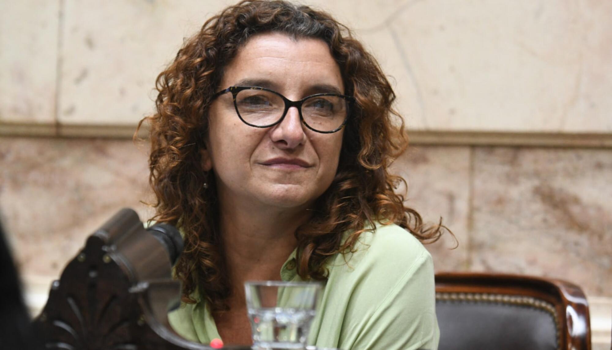La legisladora electa por la Ciudad de Buenos Aires por el Frente Obrero Vanina Biasi.