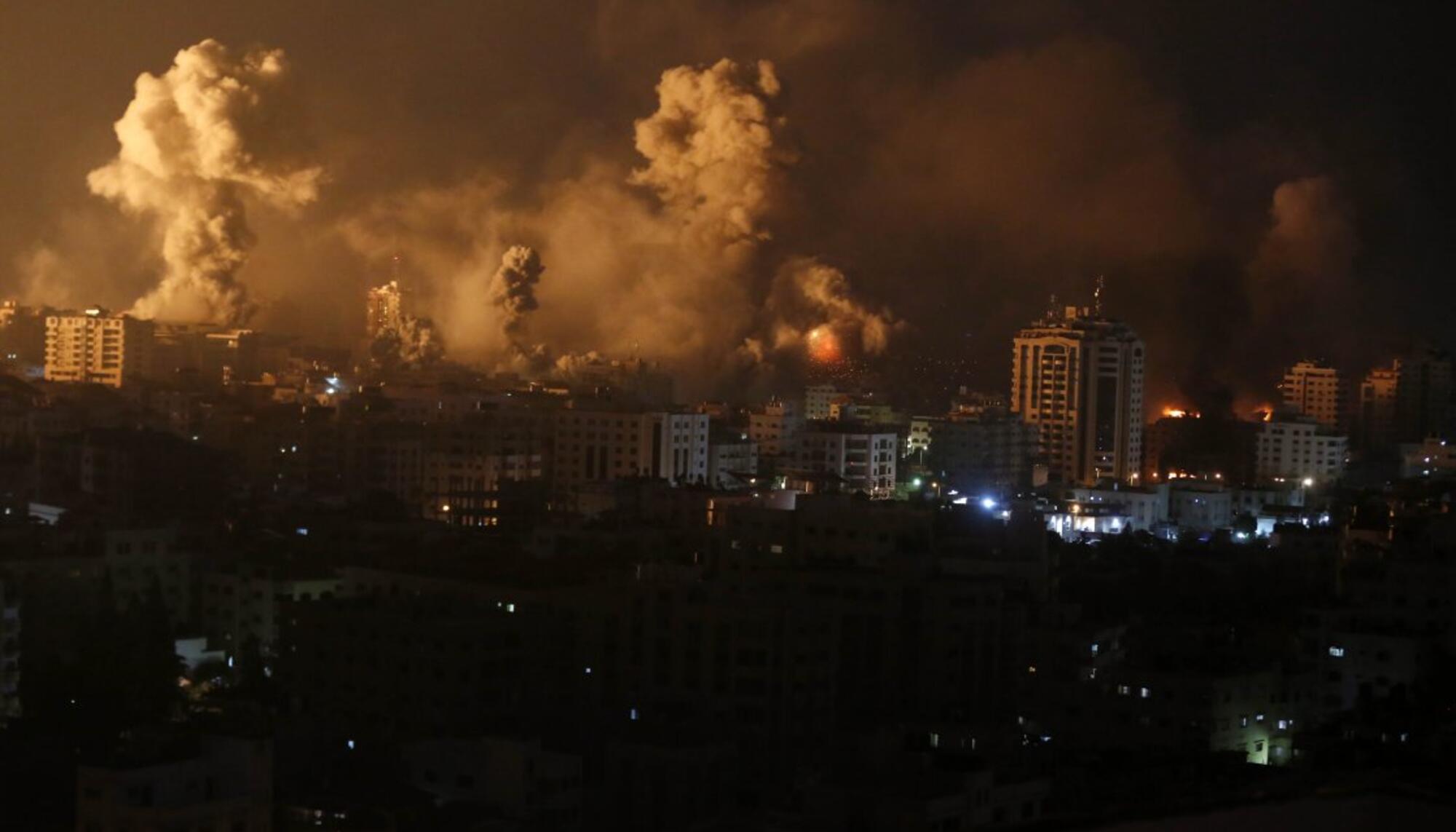Bombardeos de Israel sobre la Franja de Gaza