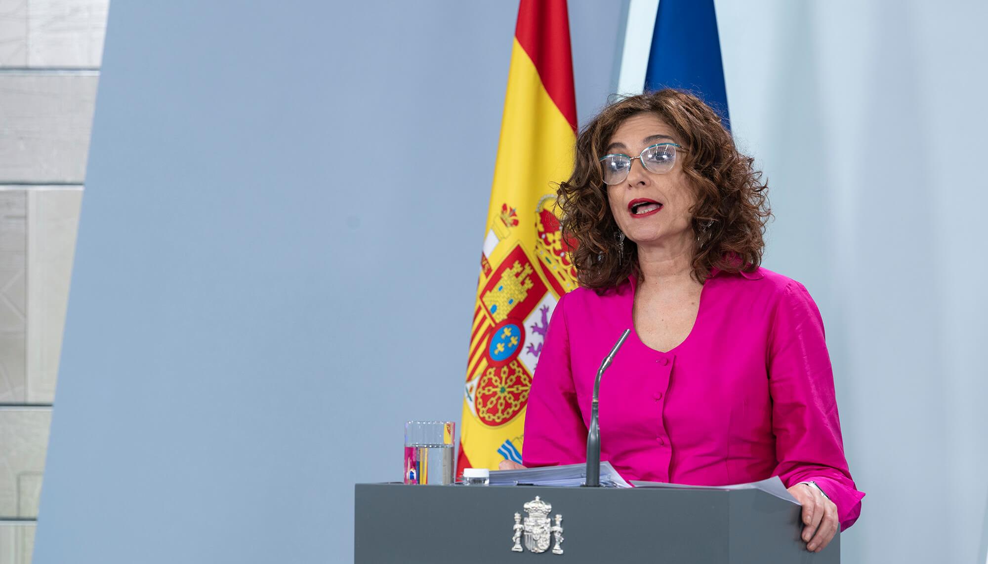 María Jesús Montero Consejo Ministros 21/04/2020