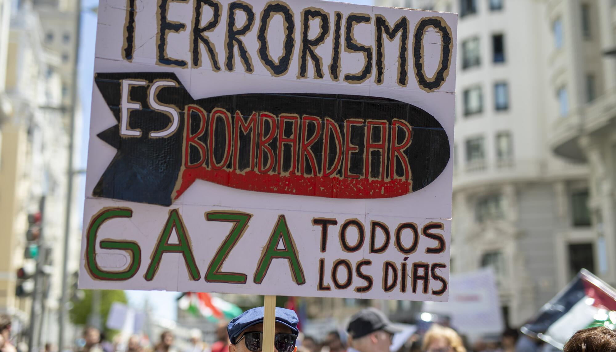 Manifestación Palestina Madrid 21 abril - 14
