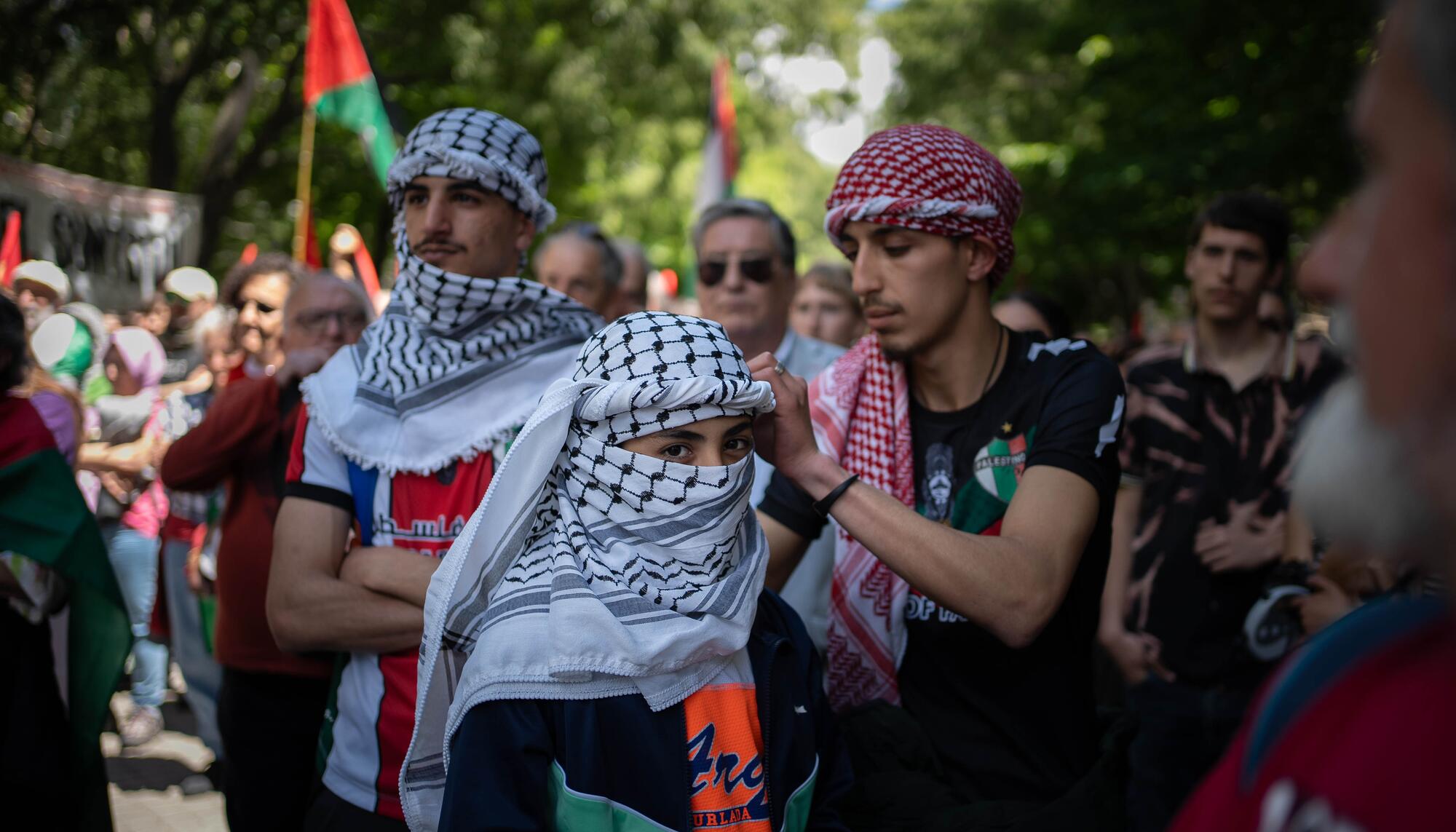 Manifestación por Palestina en Iruñea - 6