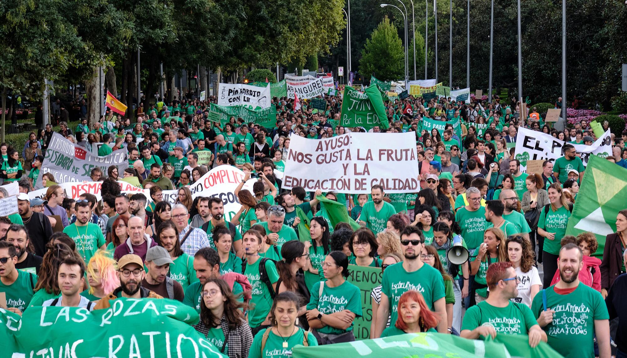 Manifestación Menos lectivas 25 septiembre 2024 - 4