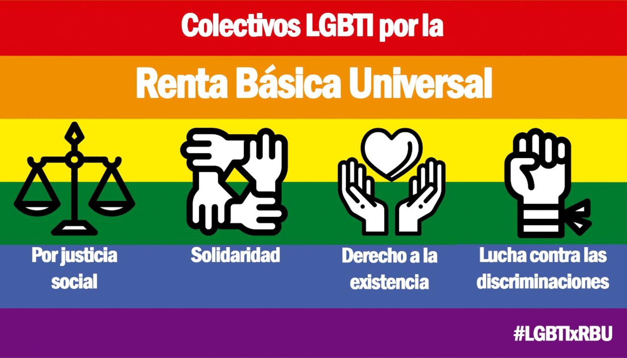 Colectivos LGTBI por la Renta Básica Universal