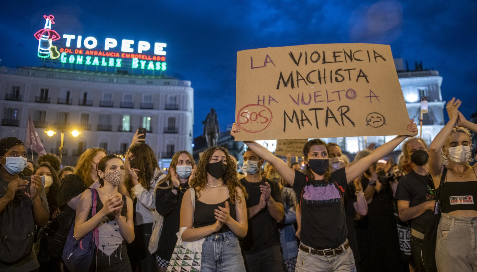 Concentración feminista en Madrid en protesta por los  asesinatos machistas - 5