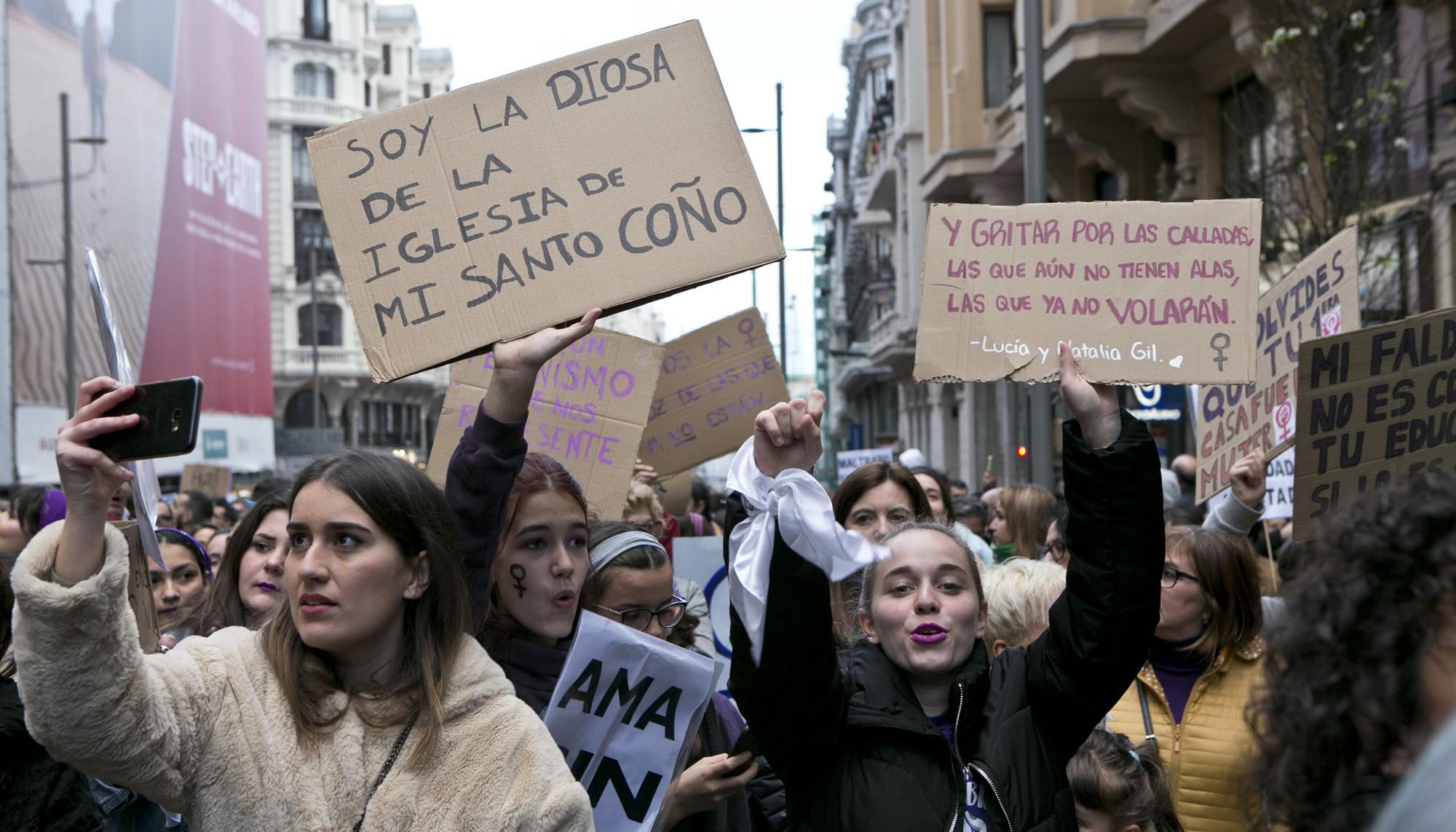 Manifestación del 8 de marzo en Madrid - 11