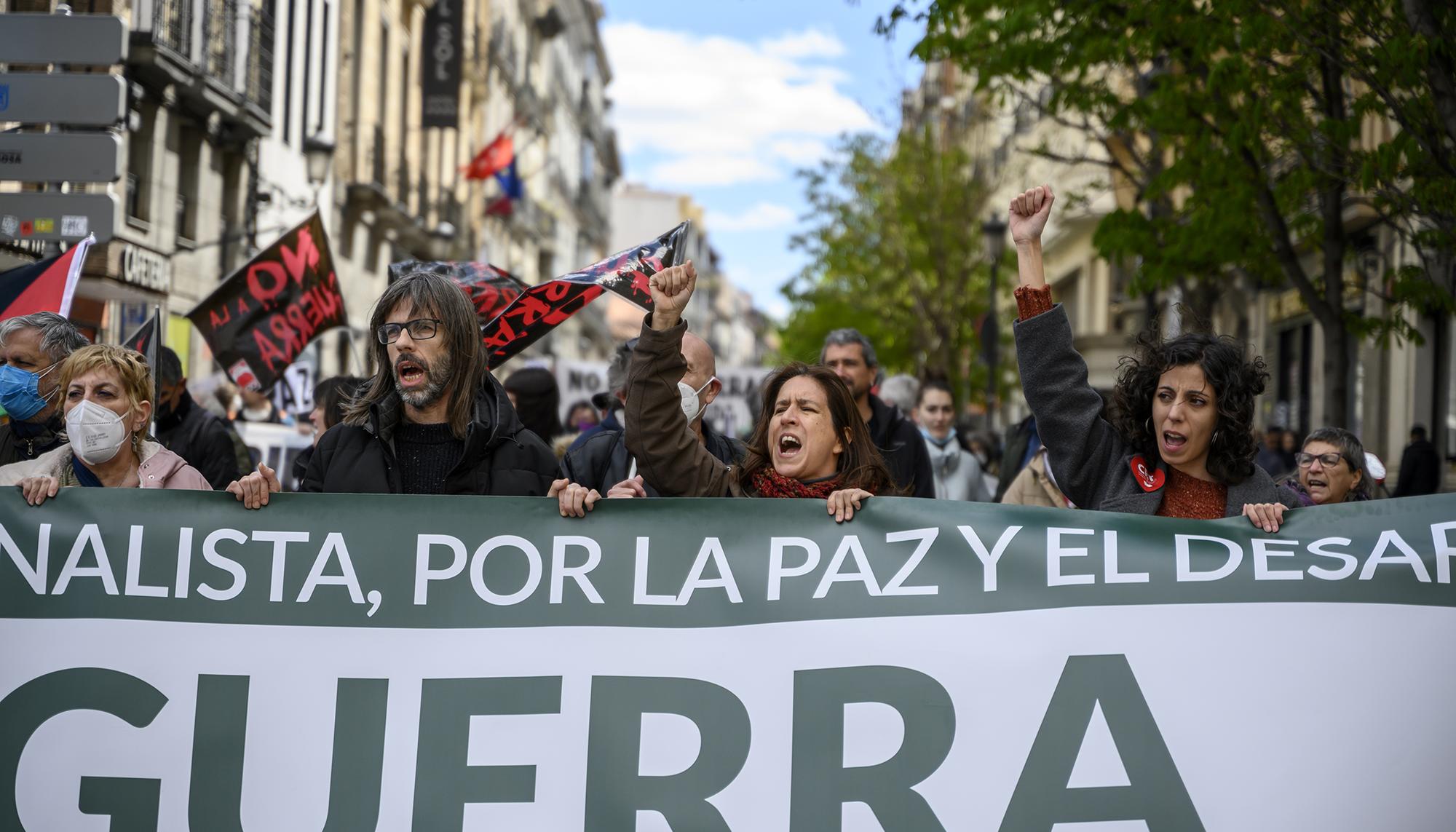 Manifestación Asamblea Popular contra la Guerra de Madrid - 2